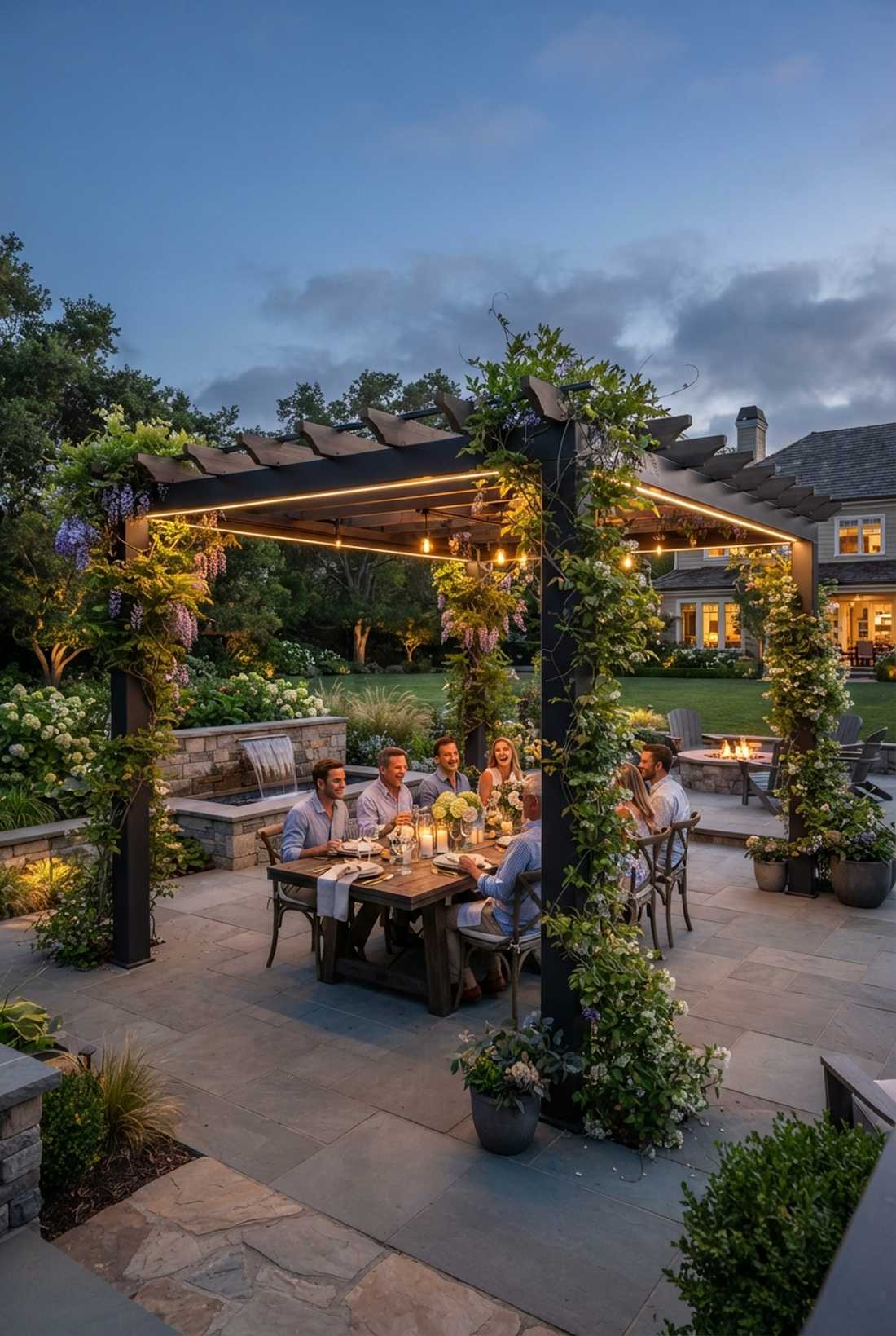 outdoor dining pavilions