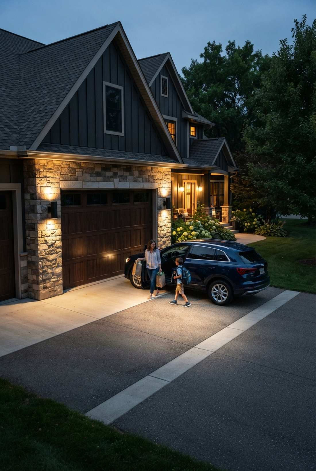 parking zone downlights
