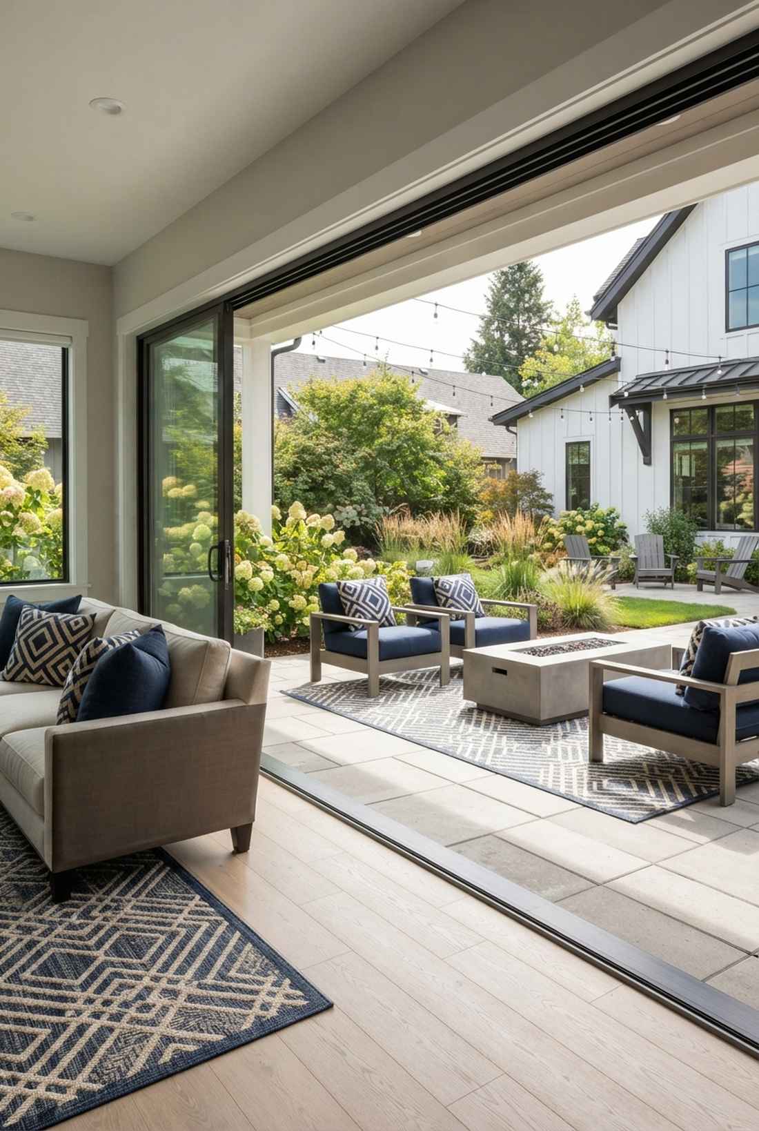 patio garden seamless transition