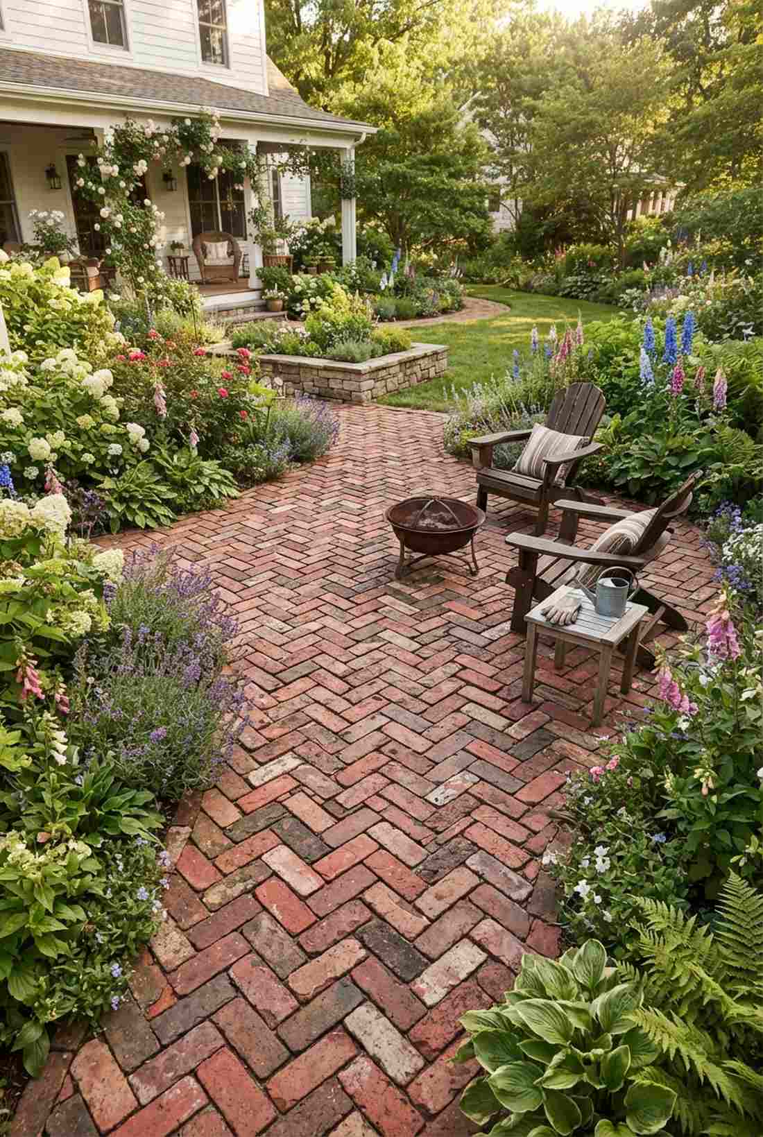 reclaimed brick vintage surface