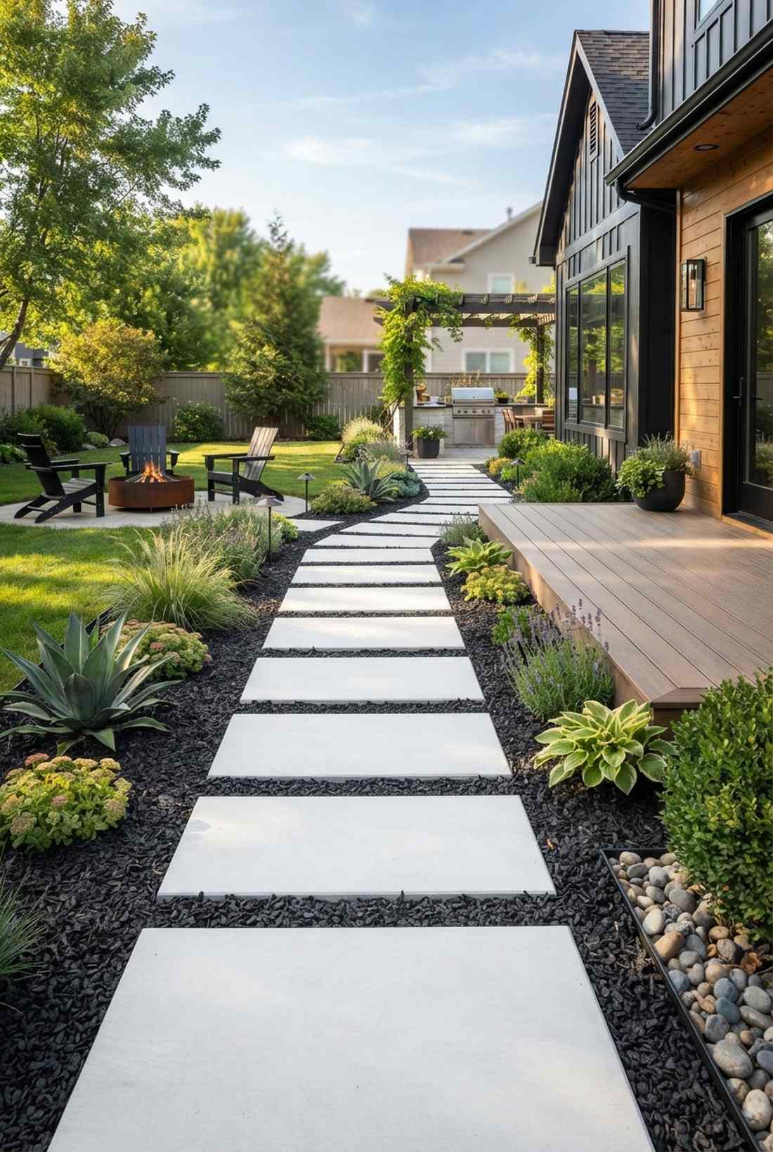 rubber mulch modern