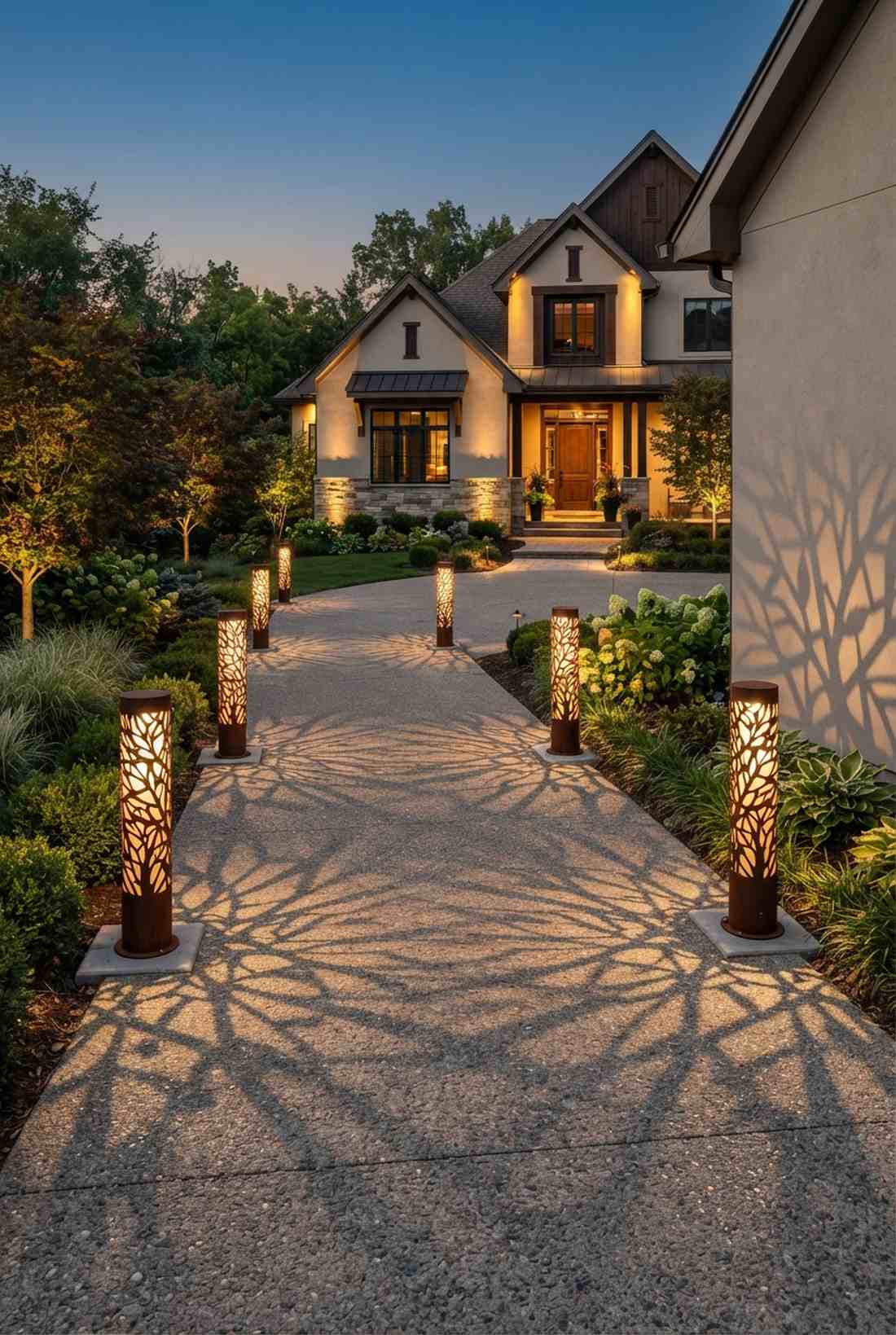 sculptural decorative bollards