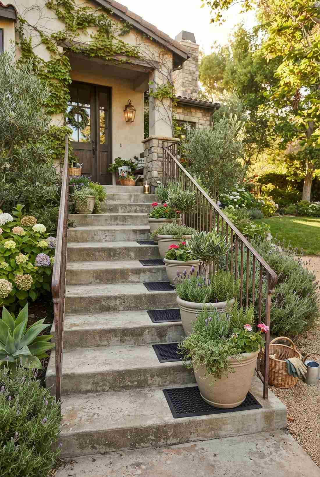 staircase pot progression