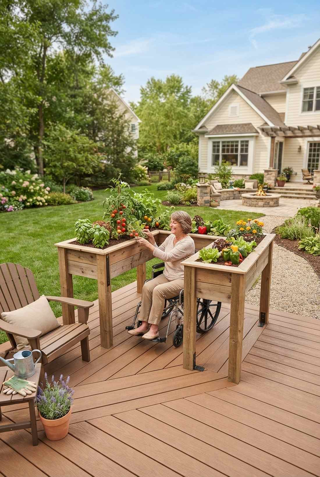 wheelchair accessible cutout bed