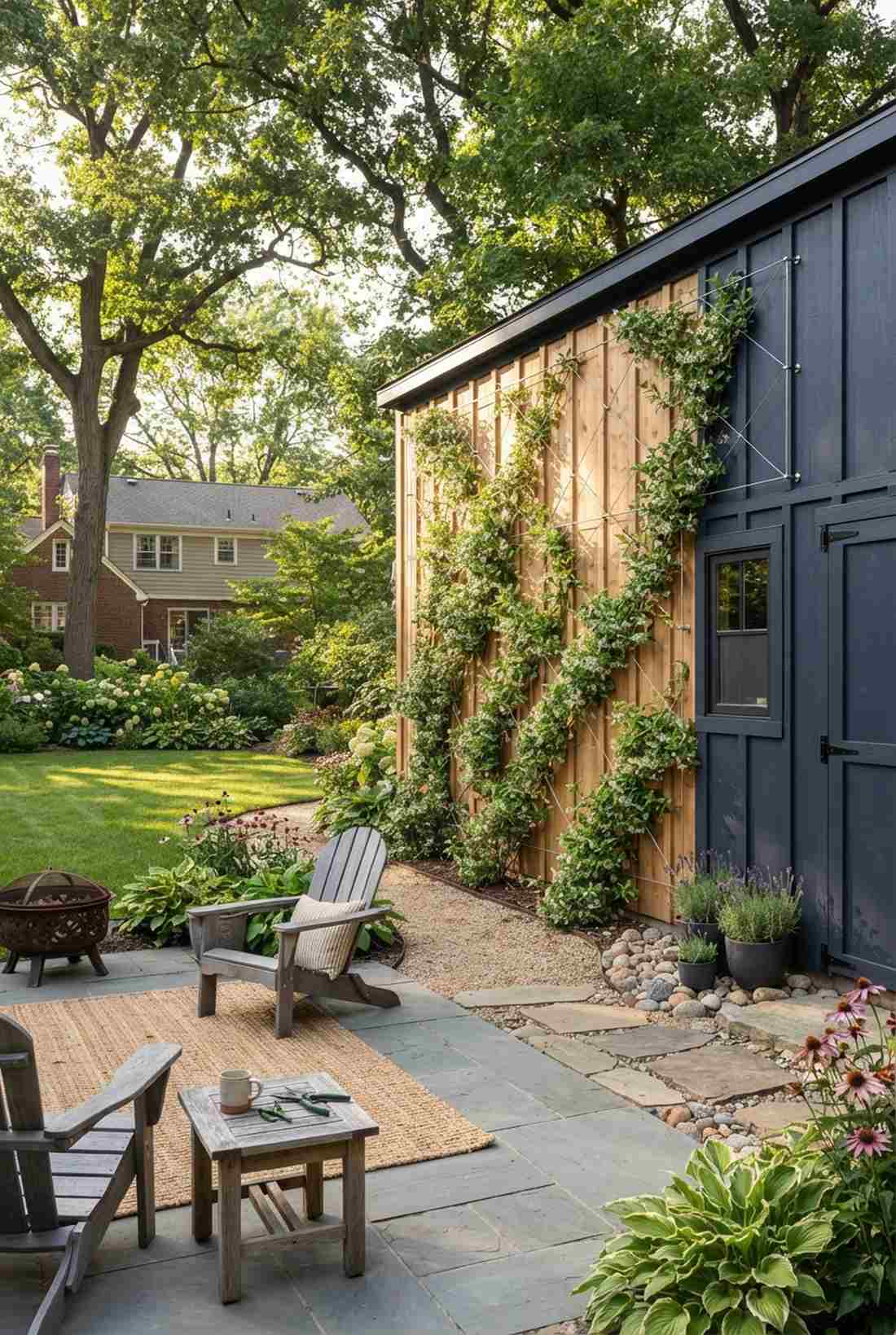 wire grid garage wall system