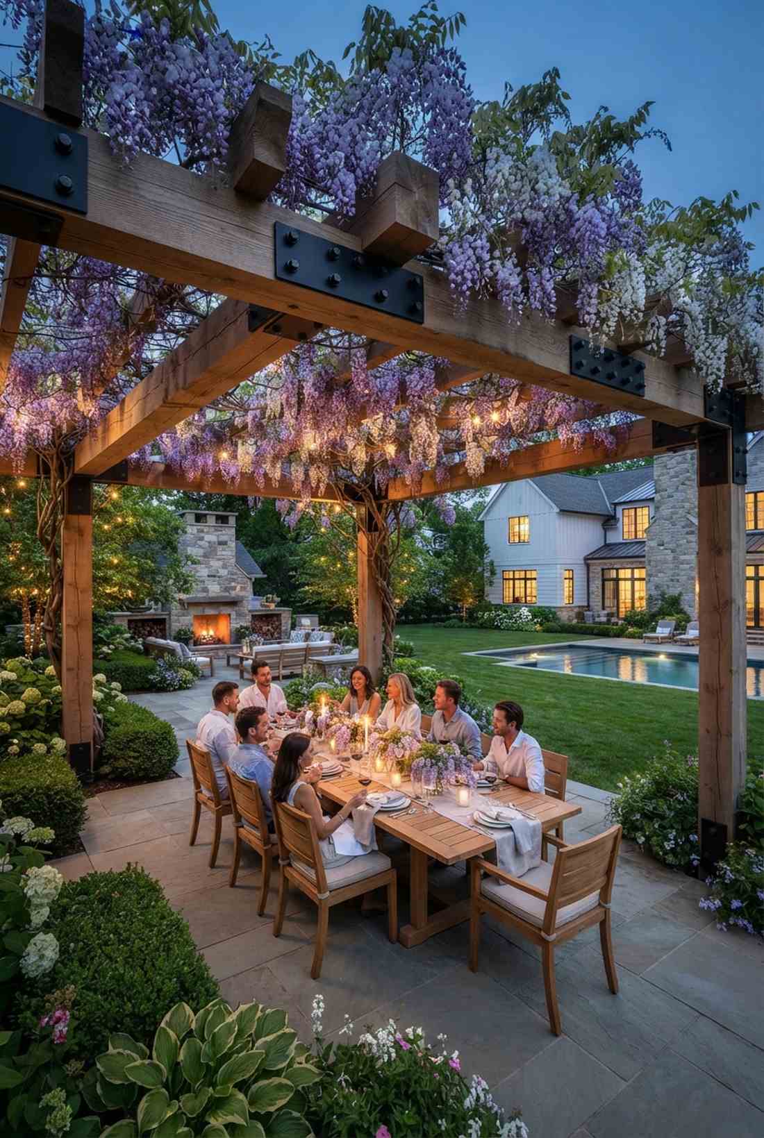 wisteria cascading floral chandeliers