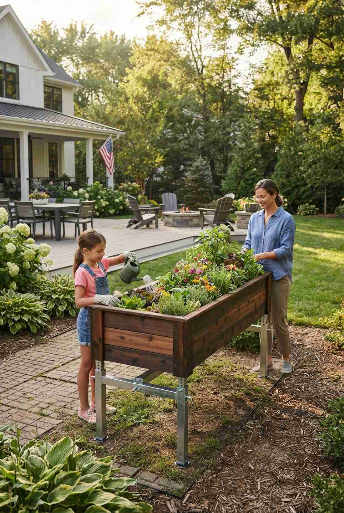 adjustable height planter