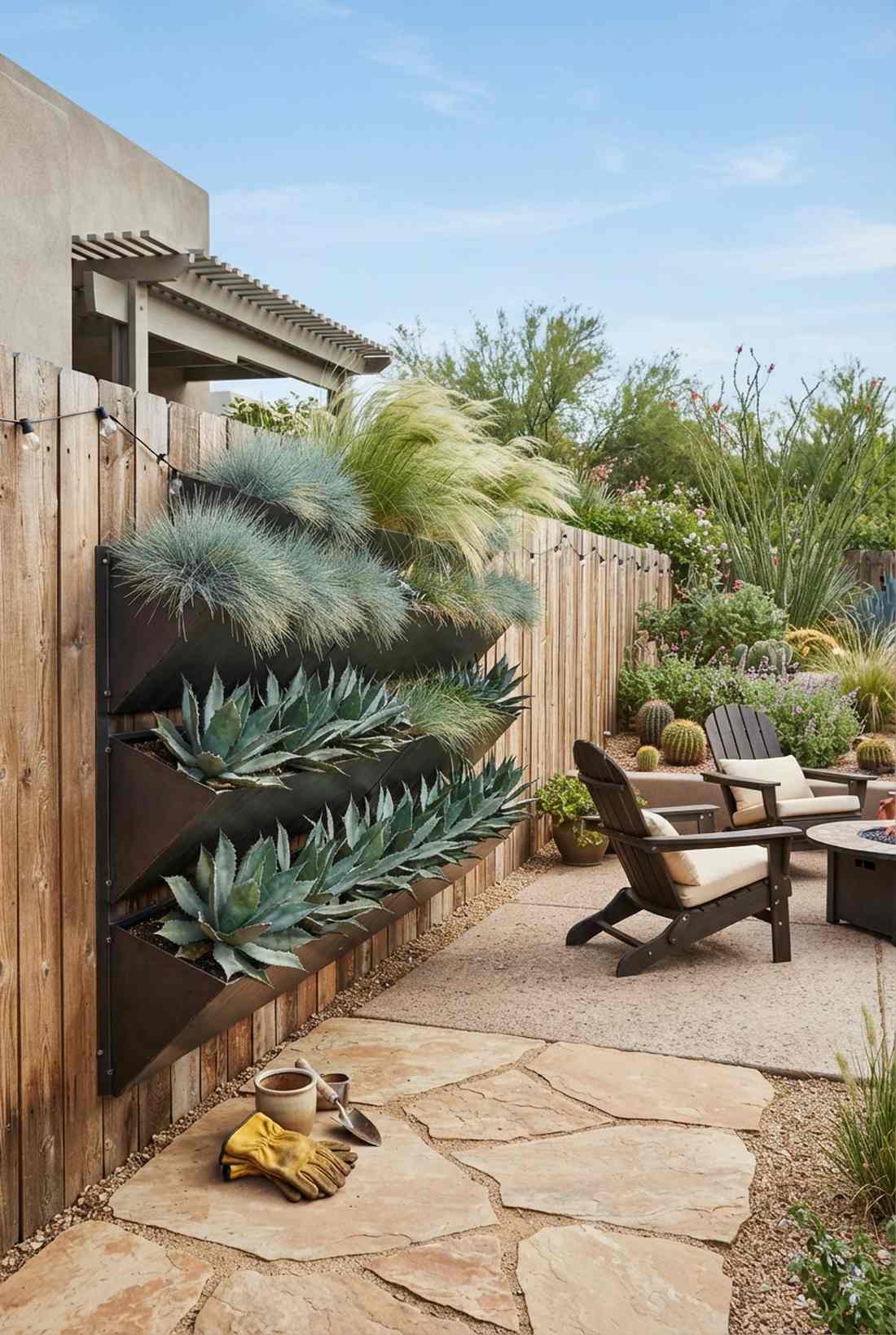 agave and grass combinations