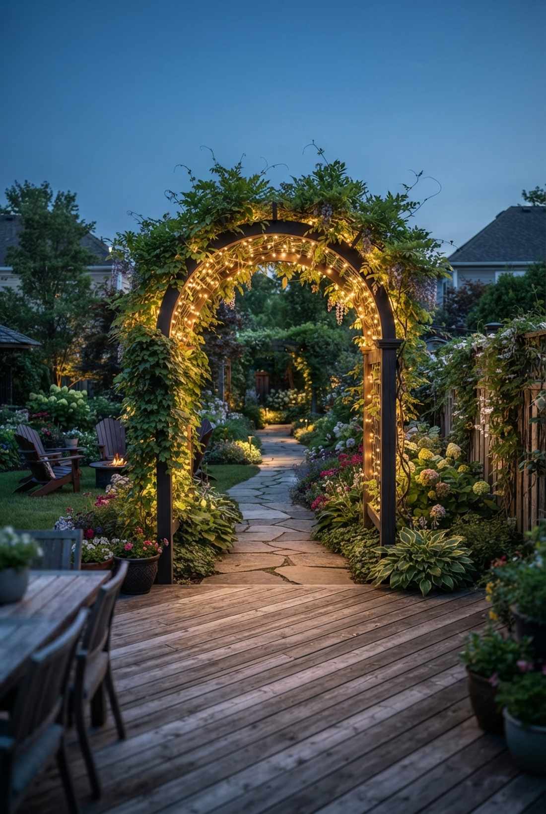 arbor archway framing