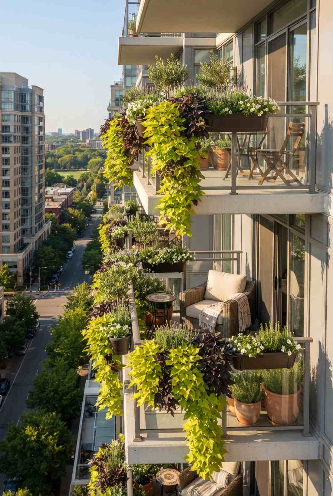 balcony container sequences