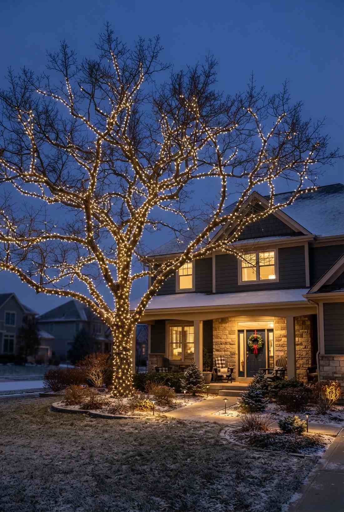 bare branch outlining