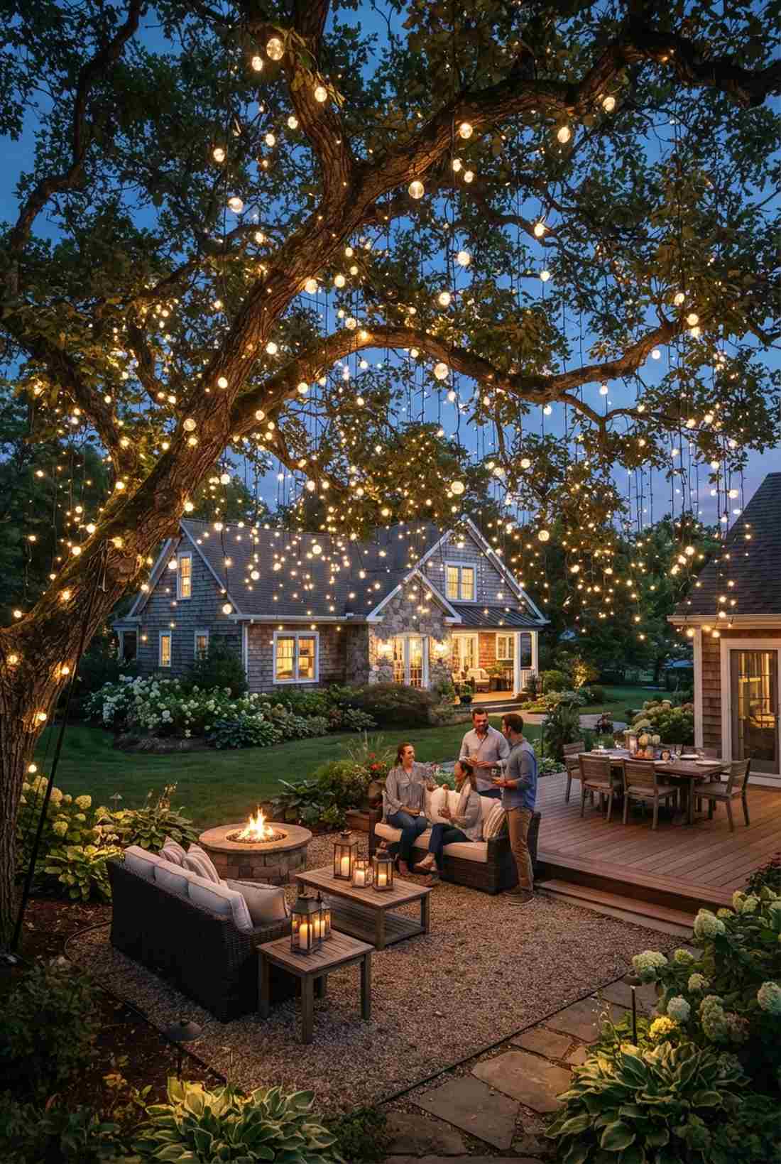 branch draping canopy glow