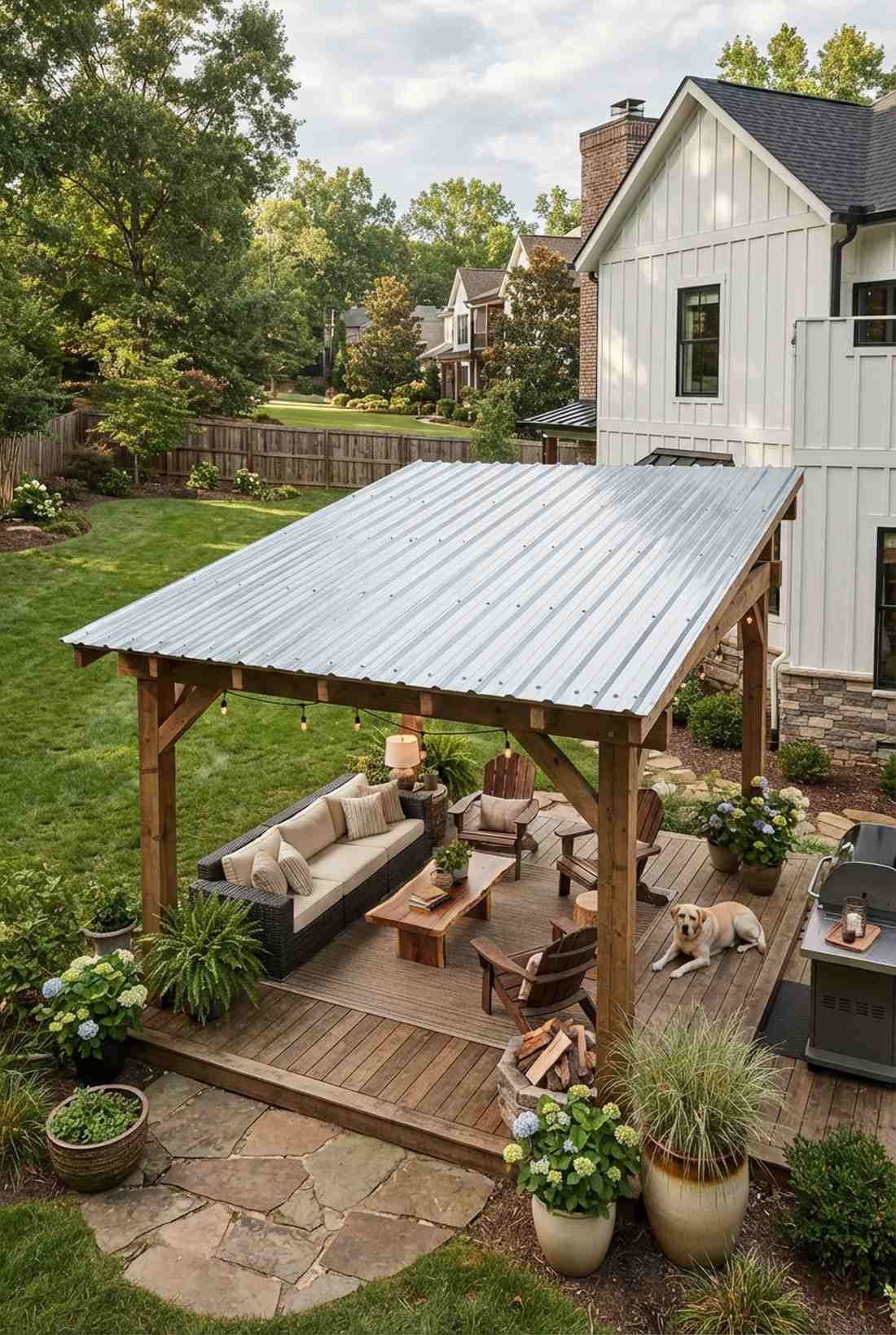 corrugated metal roofing