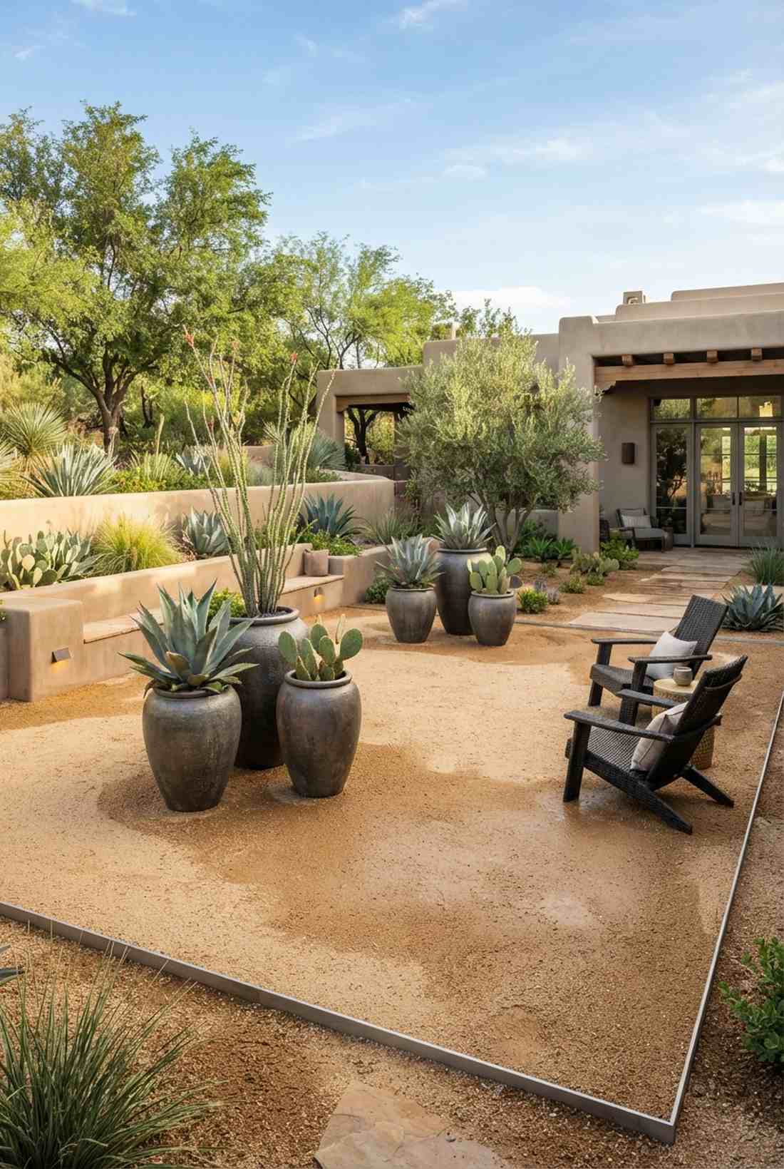 decomposed granite courtyard
