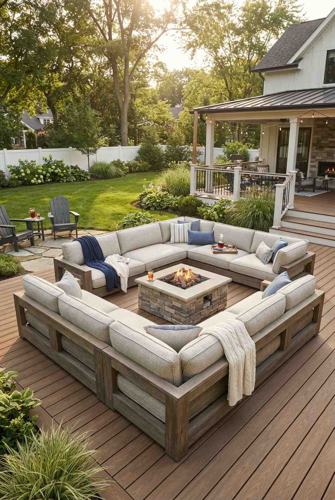 eight inch deep lounge seat cushions