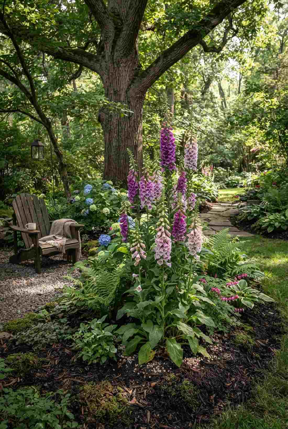 foxglove shade tolerant towers