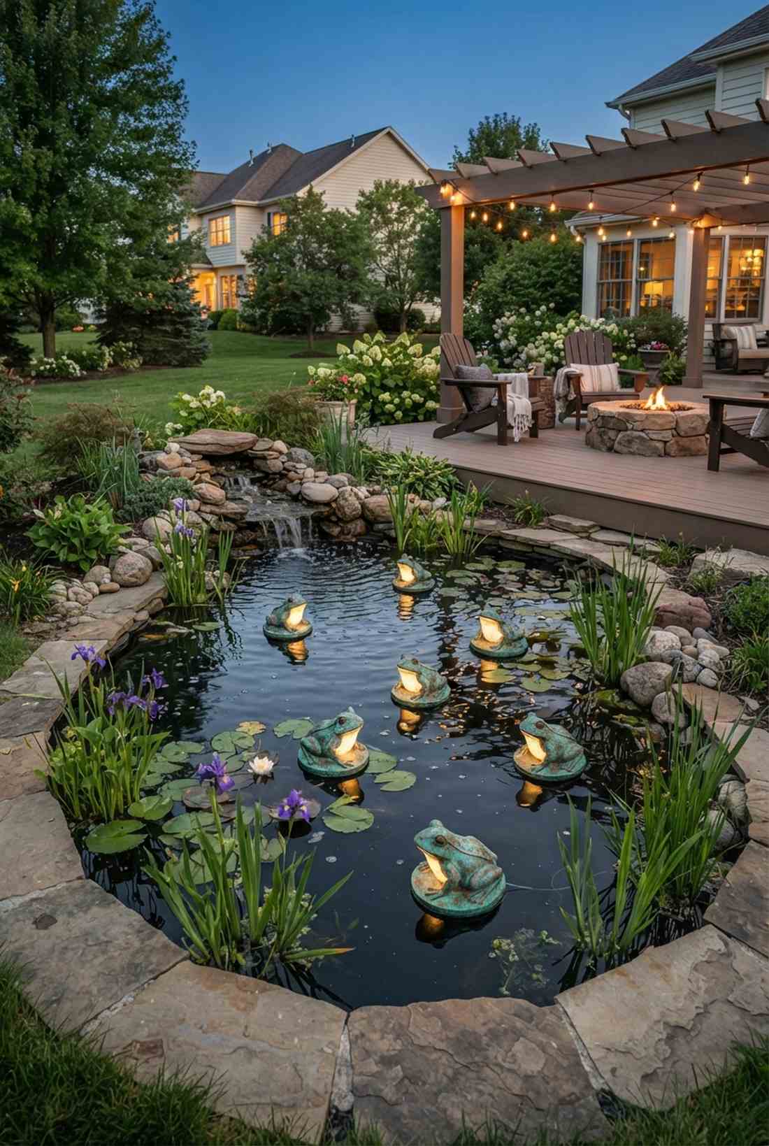 frog pond lights