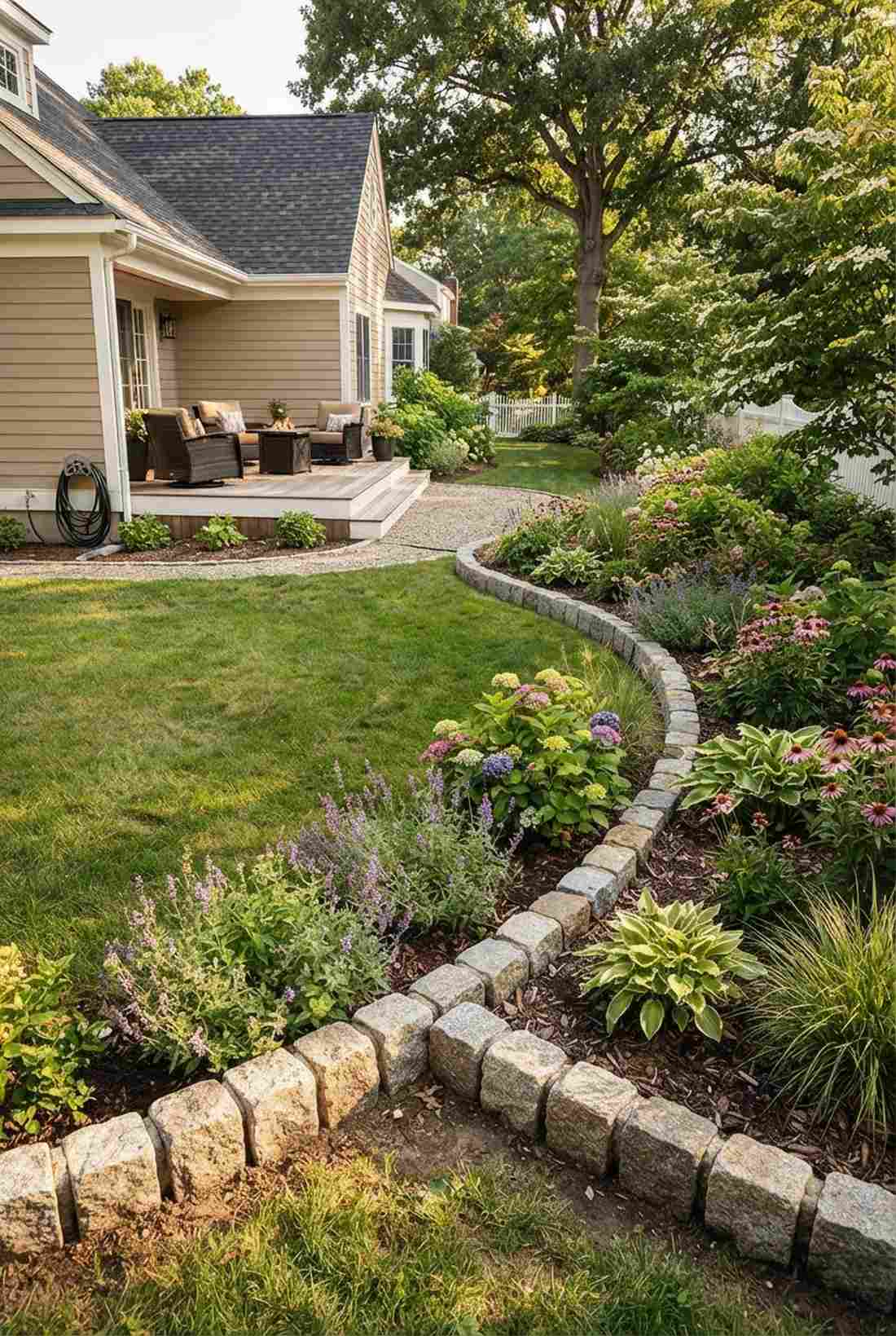 granite cobblestone edging
