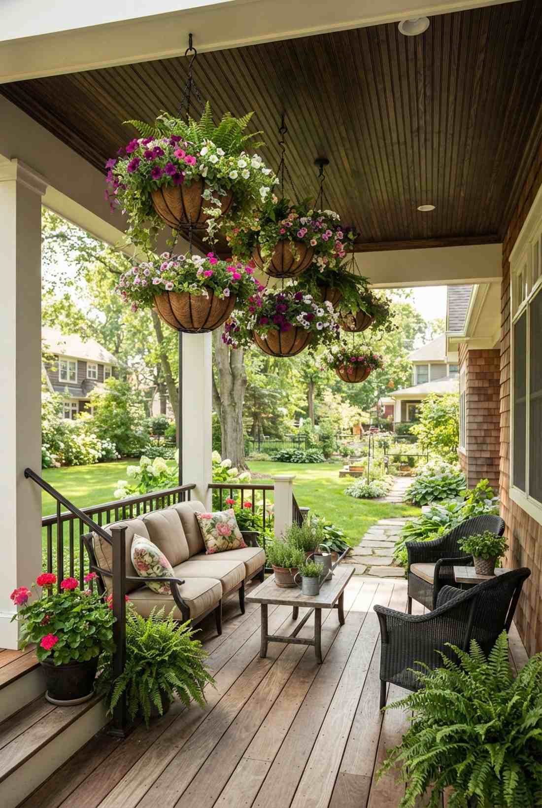 hanging basket clusters