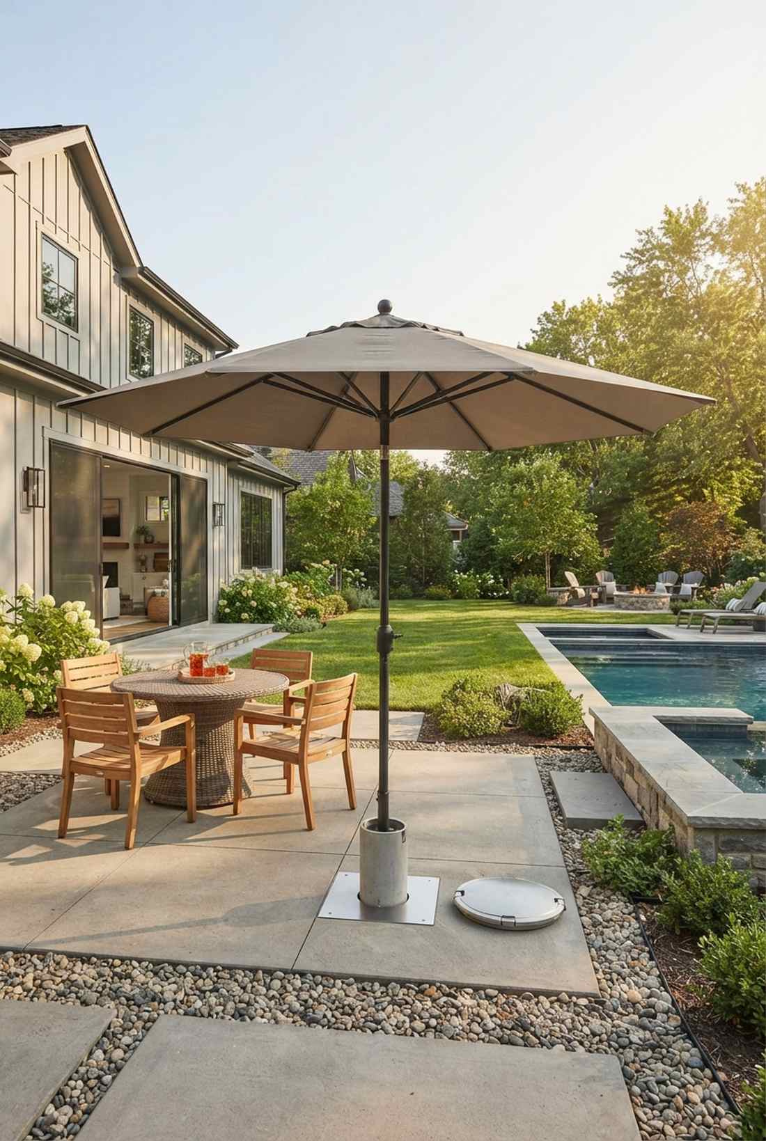 in ground sleeve mount umbrella
