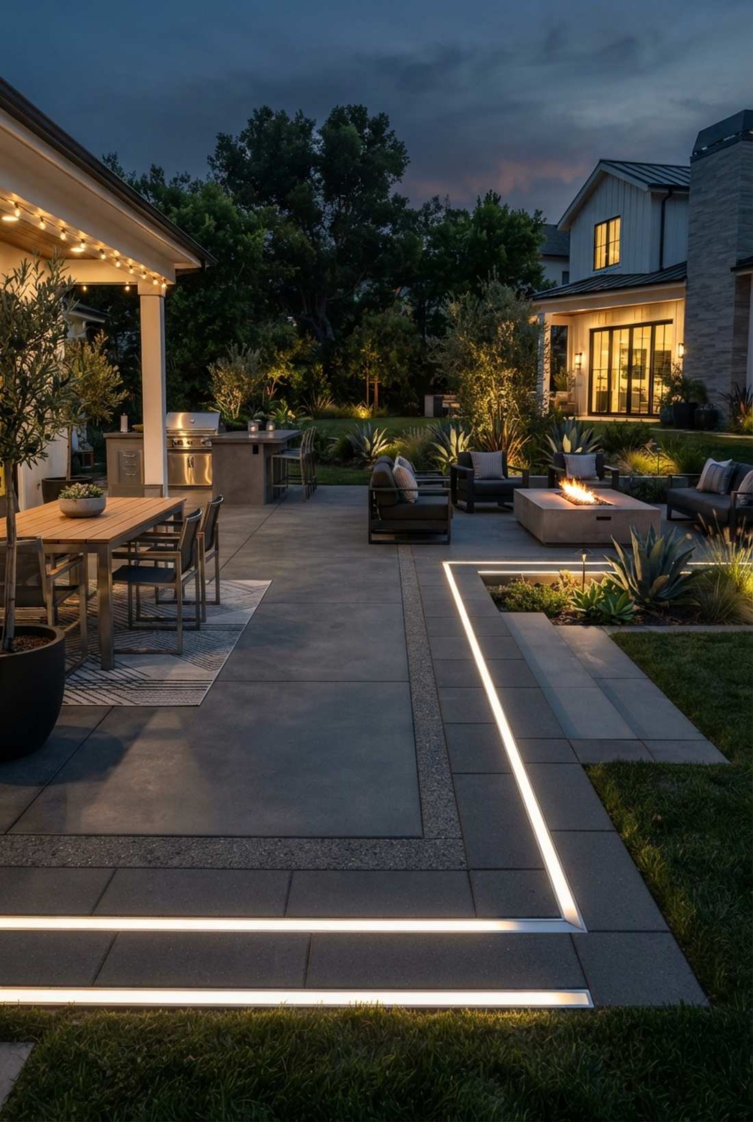 linear floor channel lighting