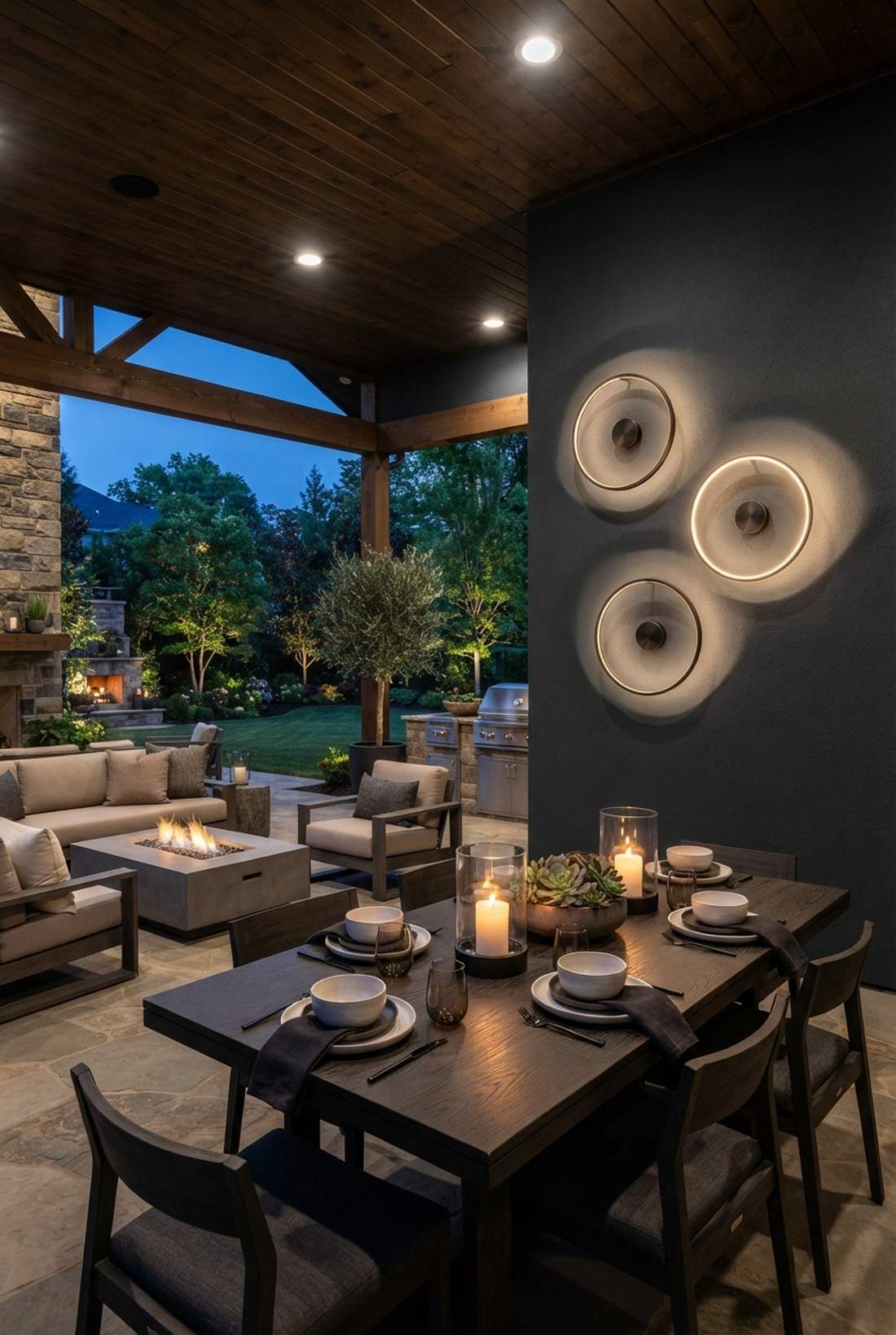 orbital ring wall lights