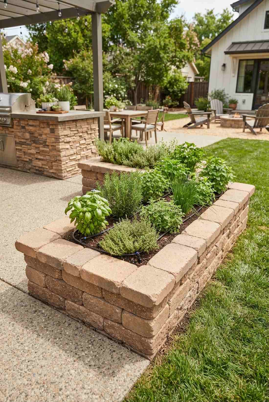 perimeter herb bed frame