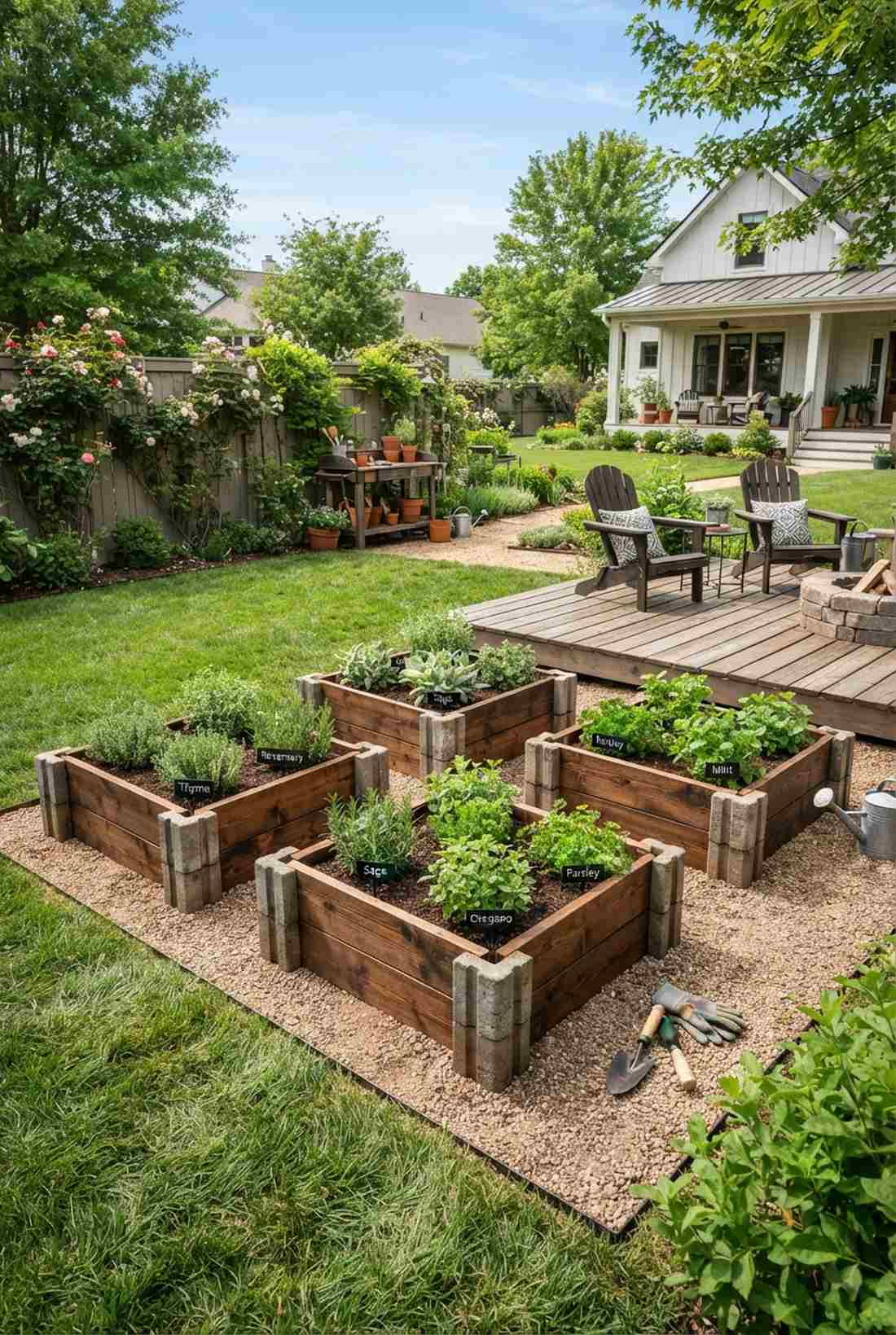 planter wall block micro beds