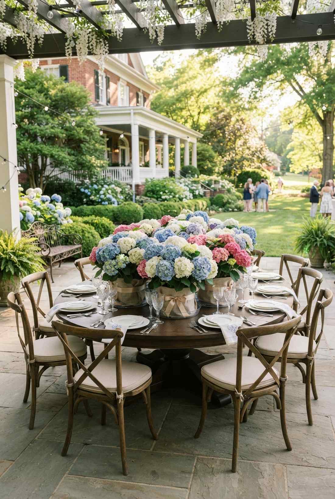 potted hydrangea displays