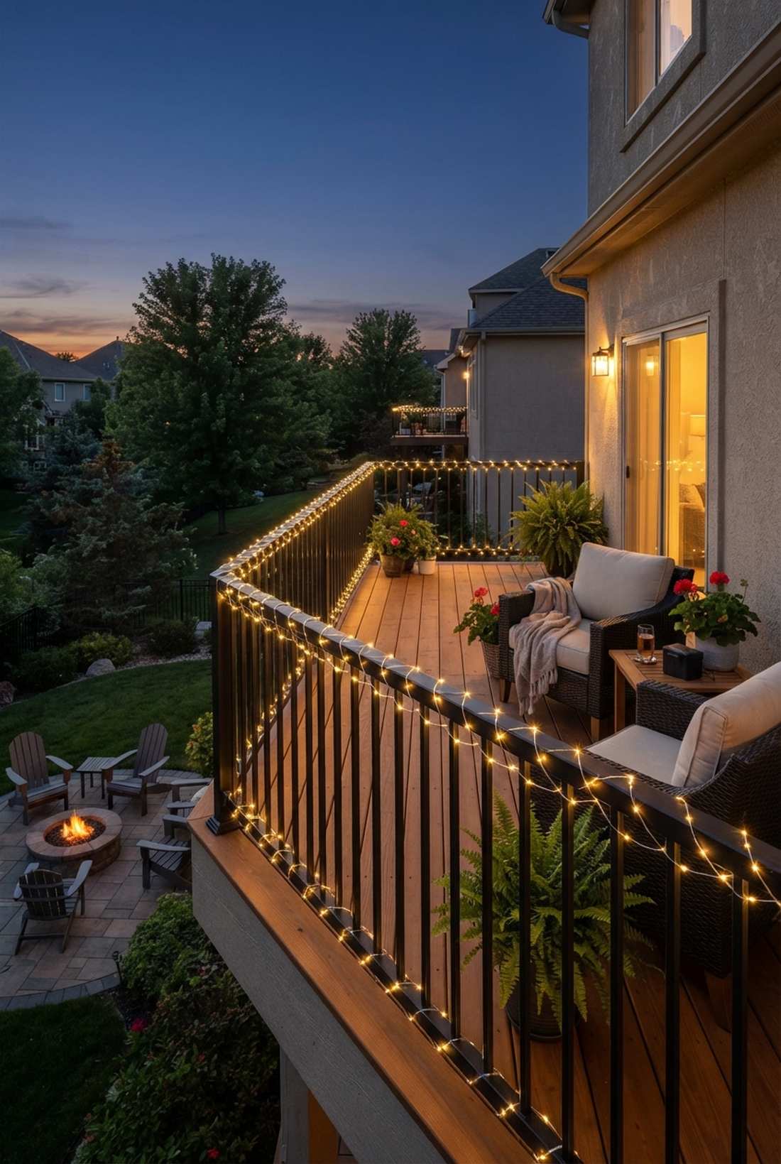 railing balustrade lacing