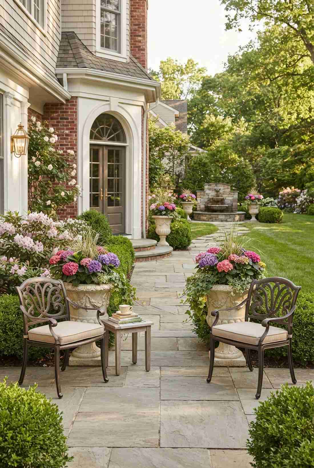 symmetrical formal arrangements