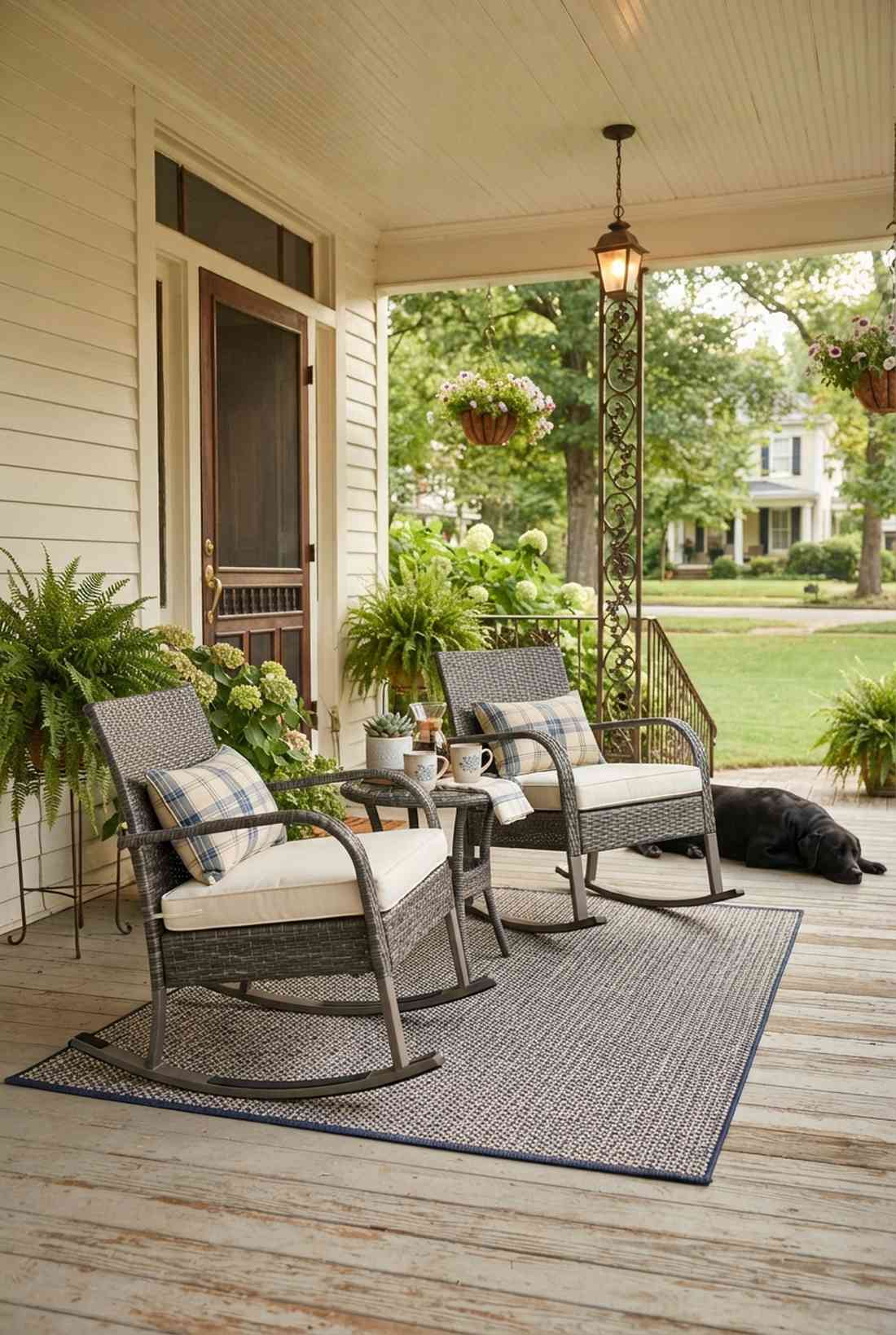 three piece rocking bistro set