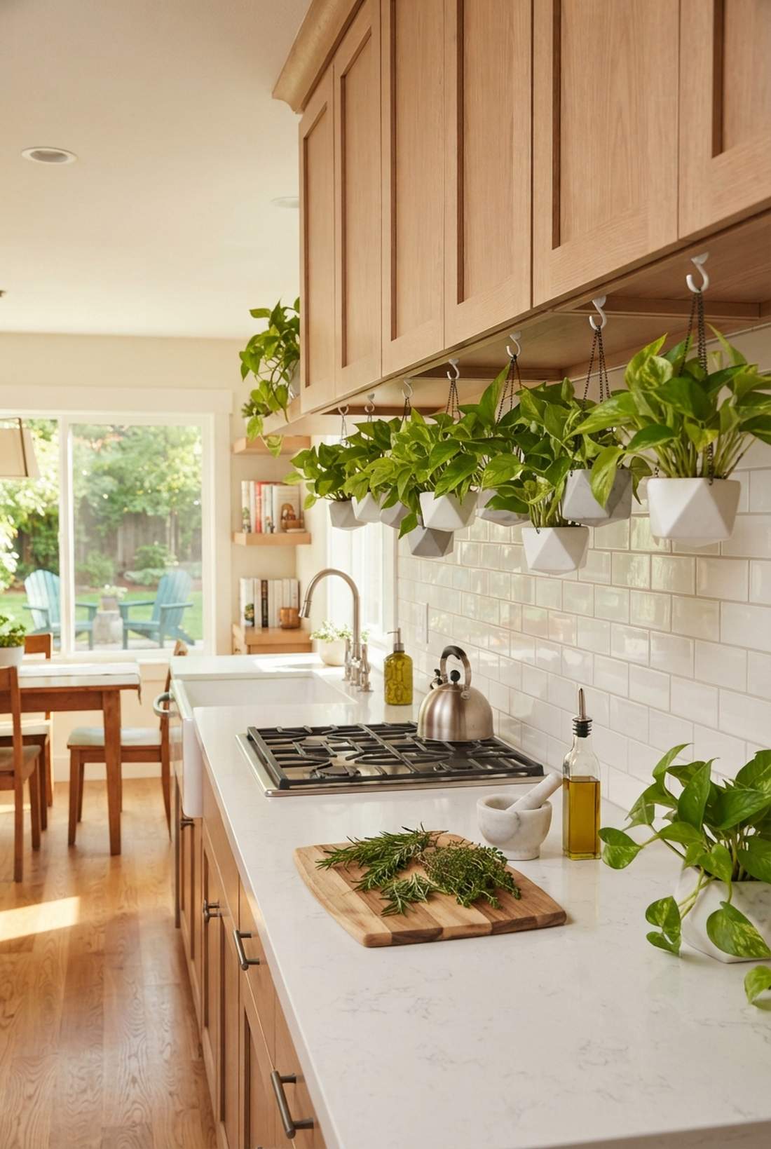 under cabinet hanging gardens