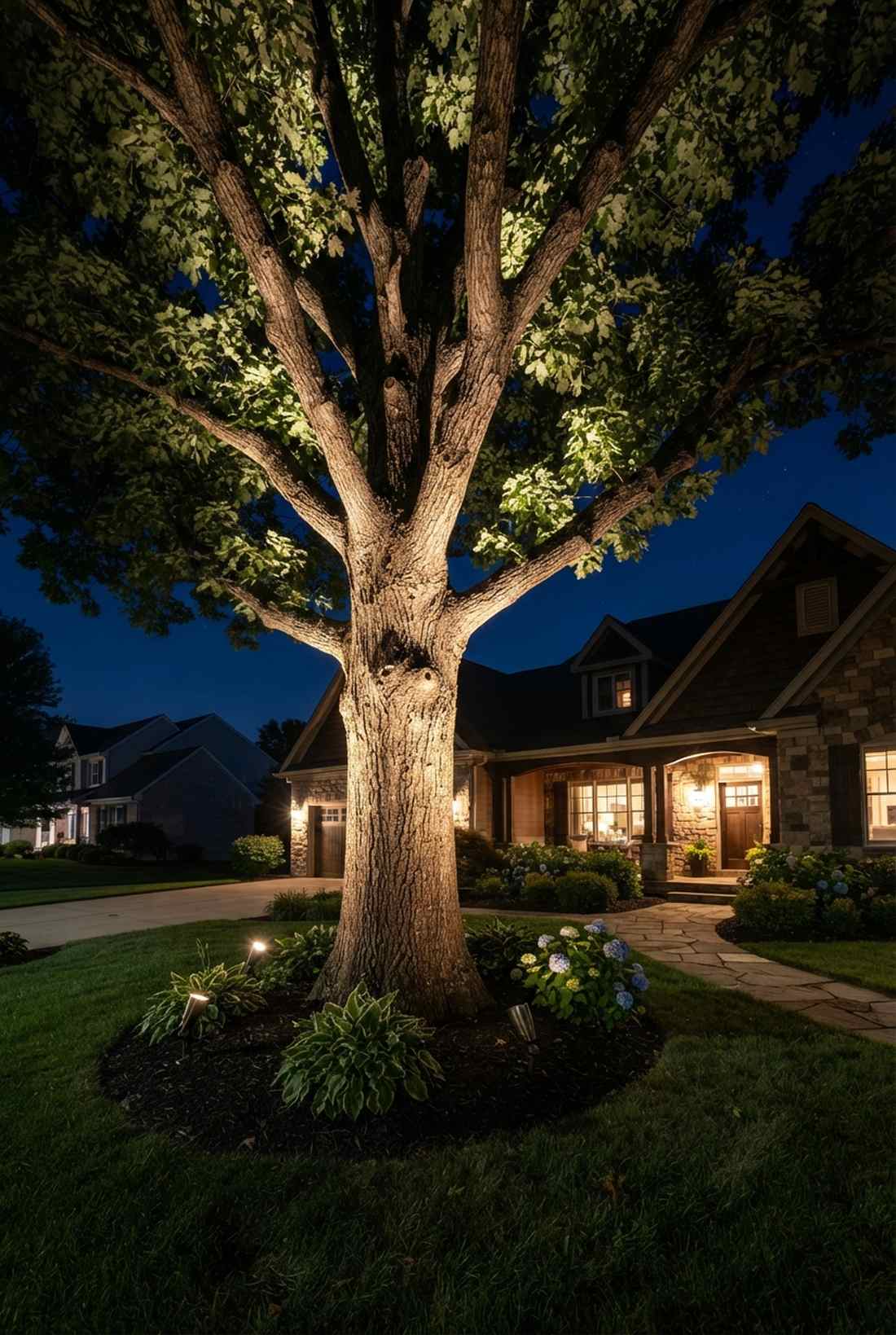 uplighting for trees