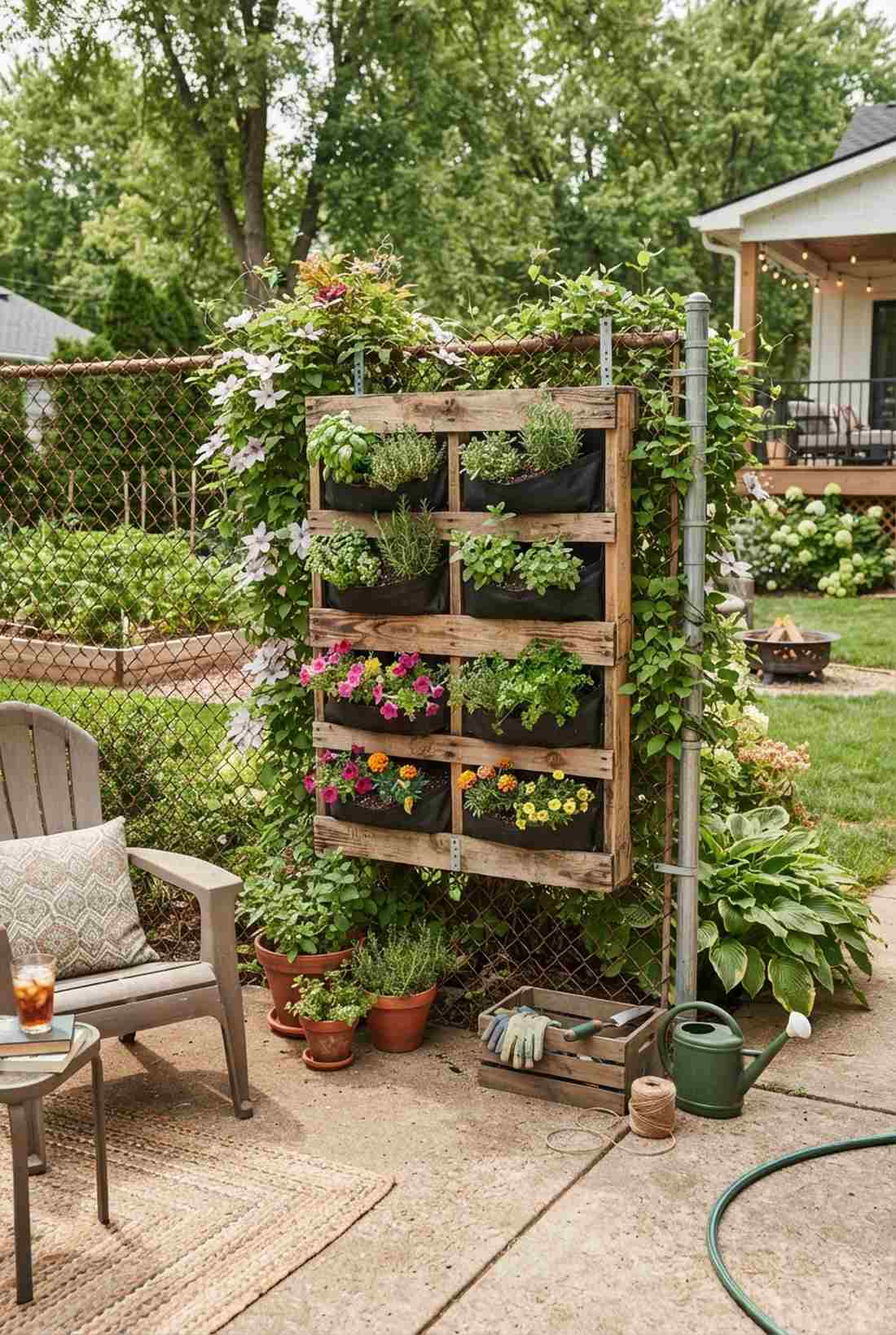 vertical pallet planters