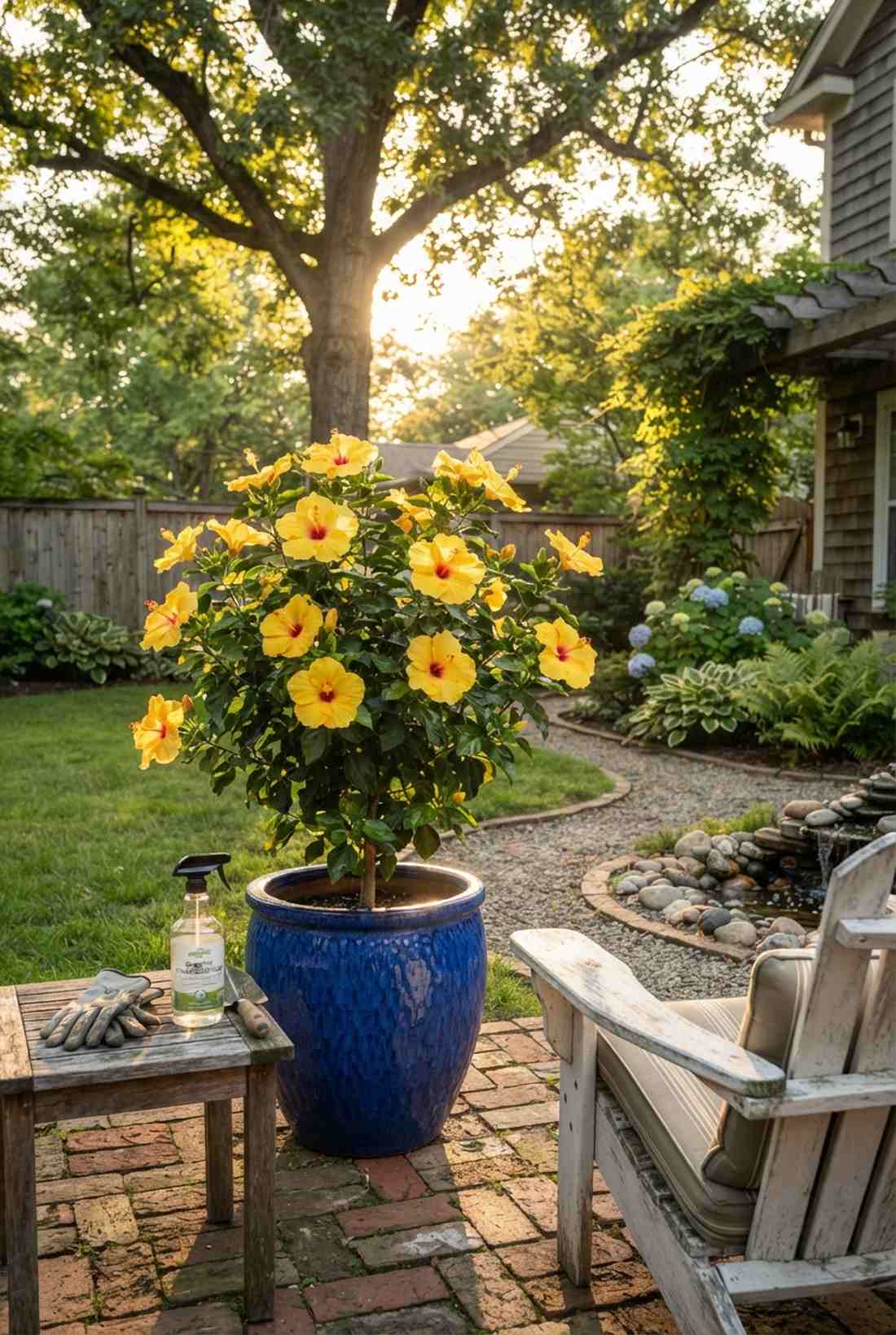yellow hibiscus