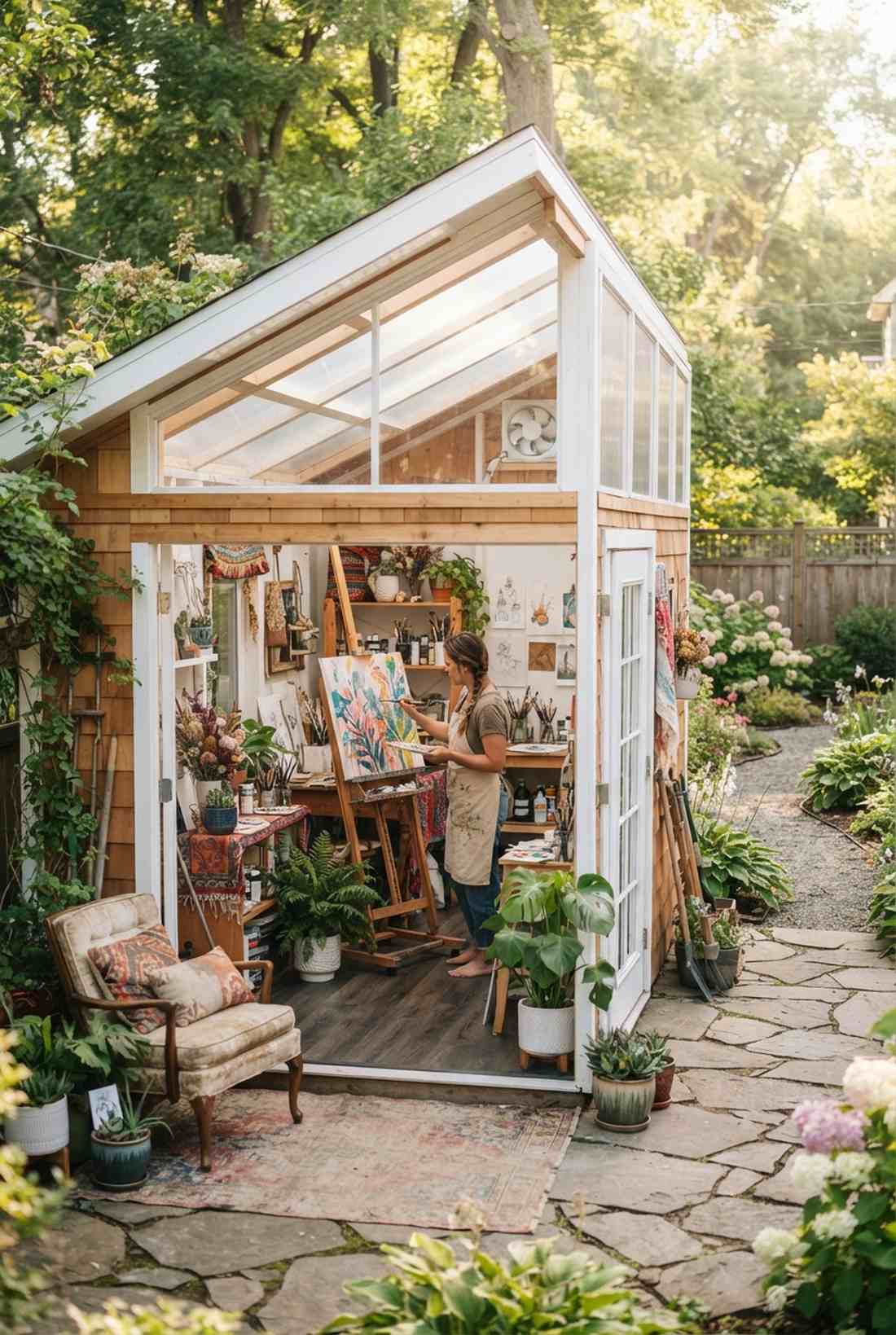 art studio retreat