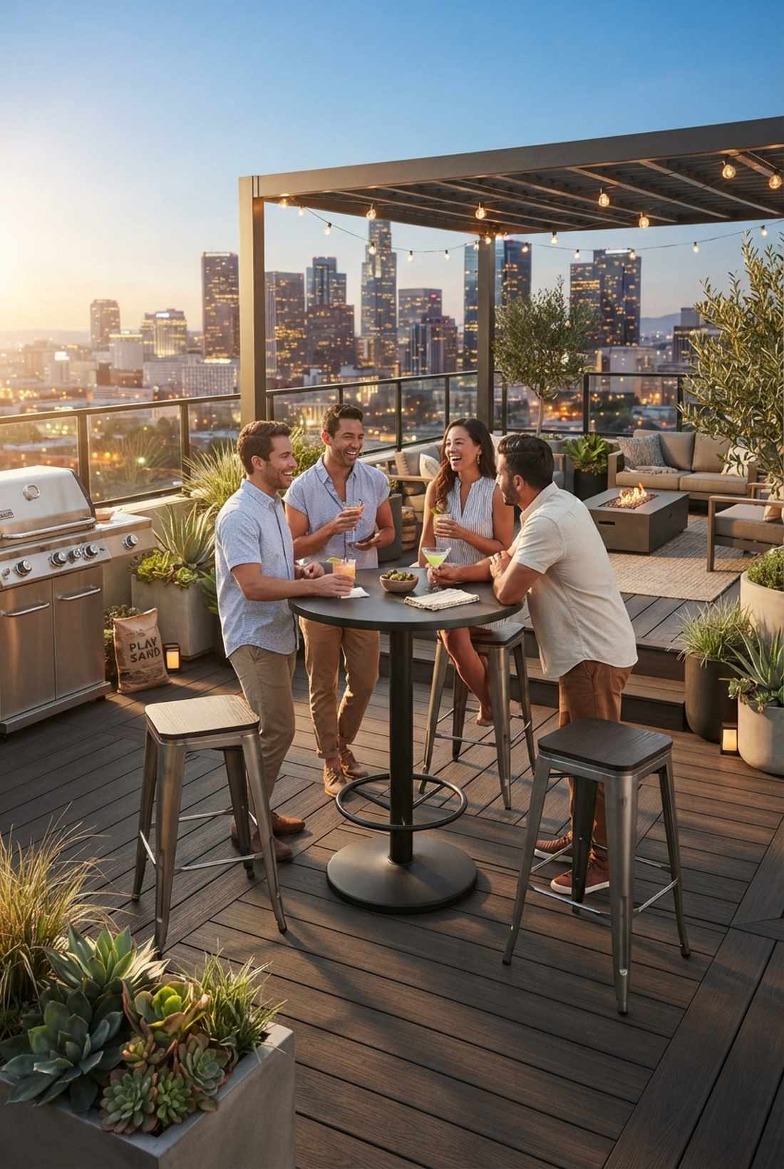 bar height pub table
