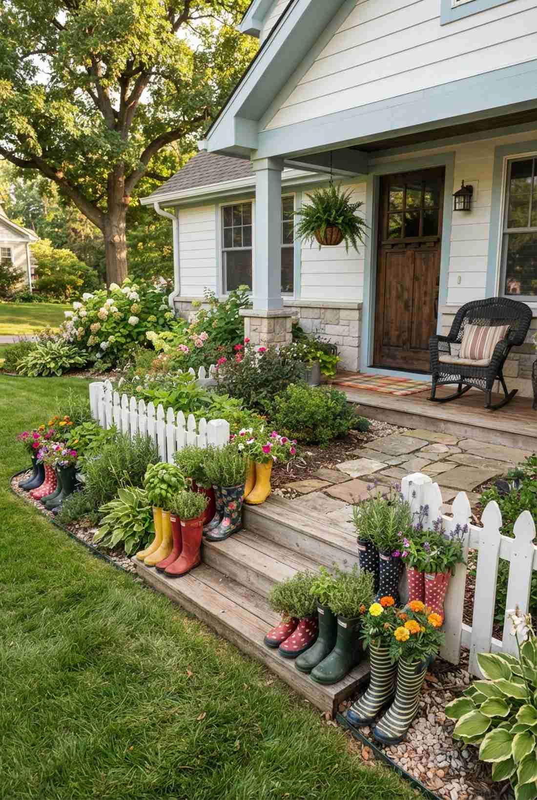boot and shoe planters