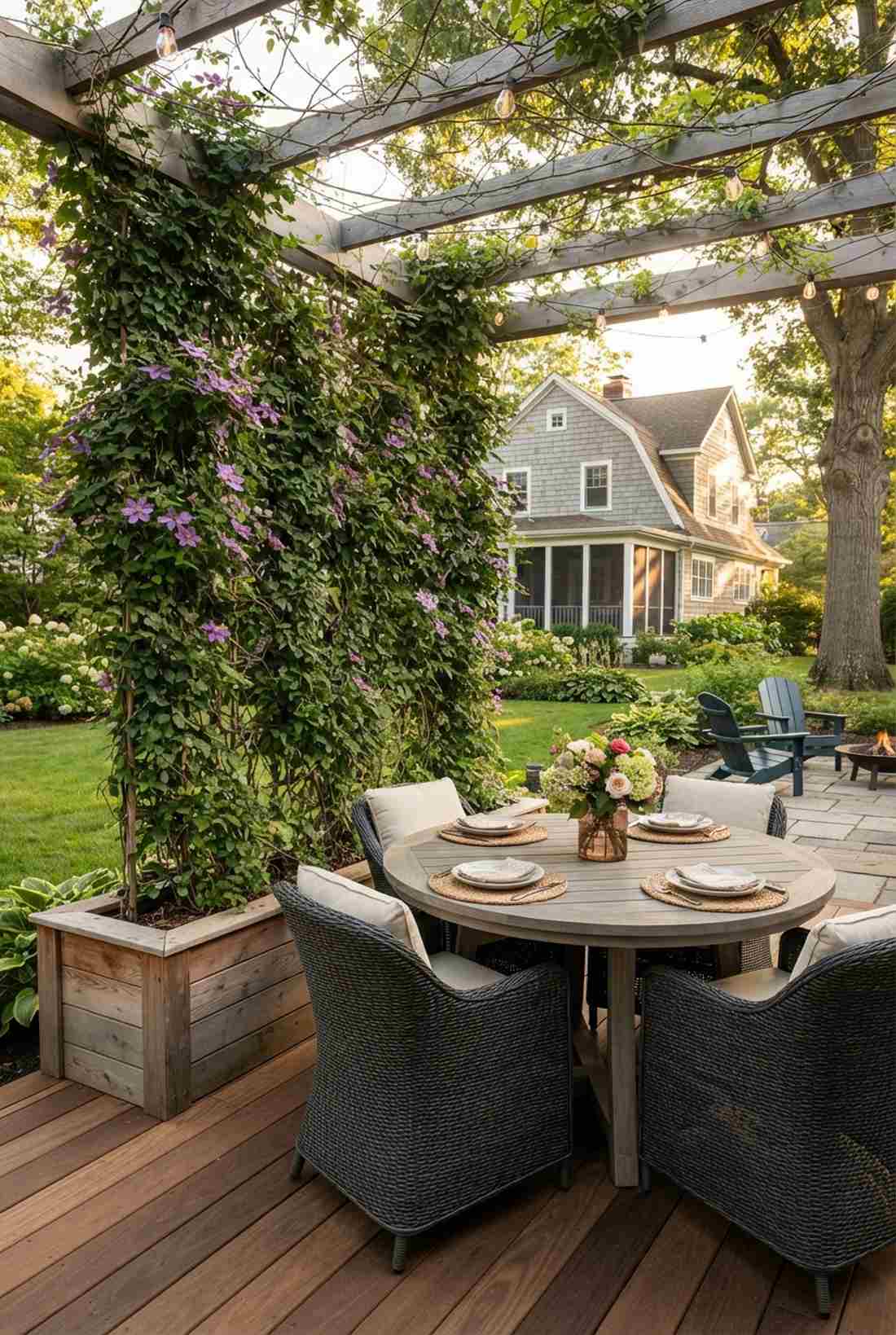 climbing vine privacy walls