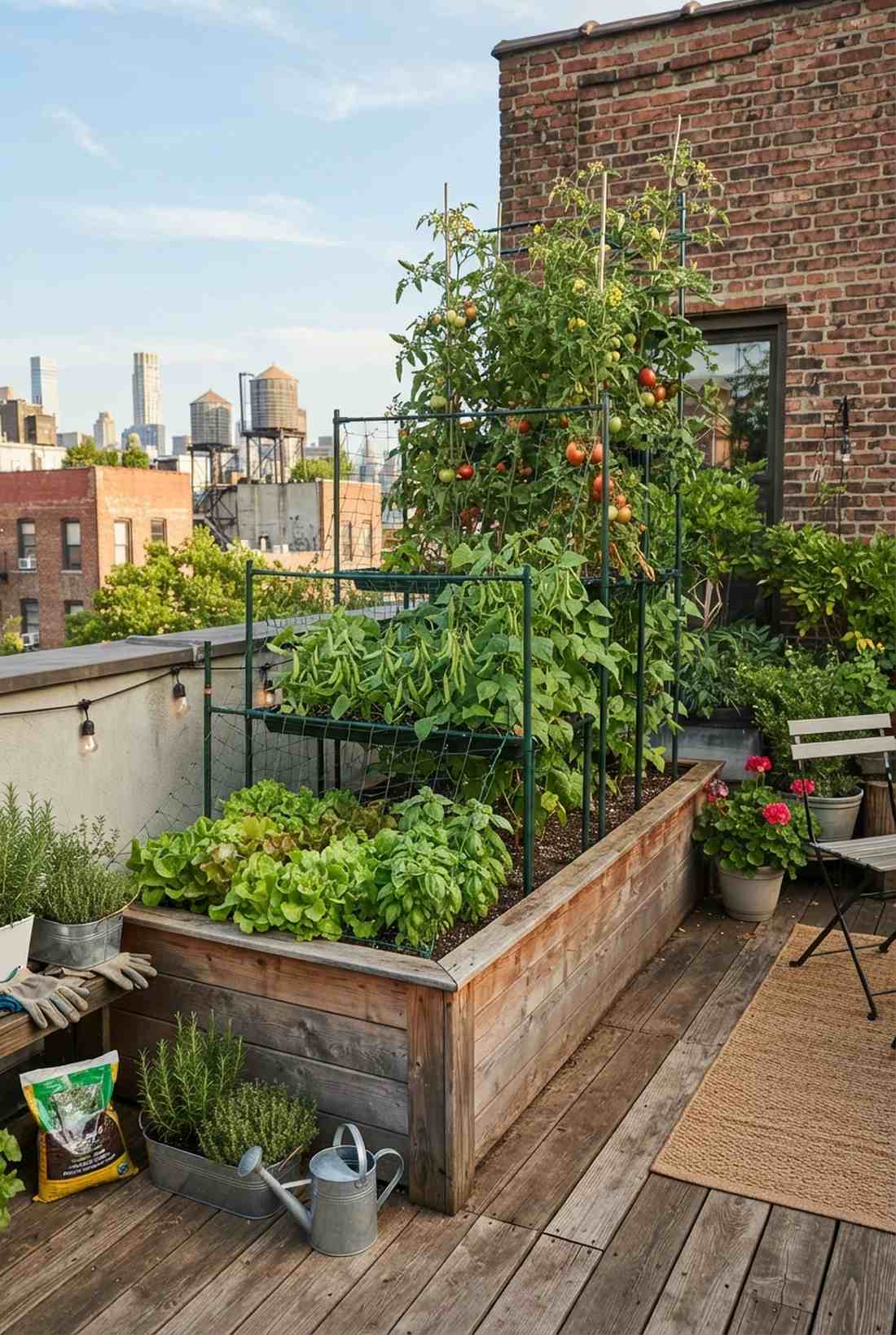 container bed trellis hybrid