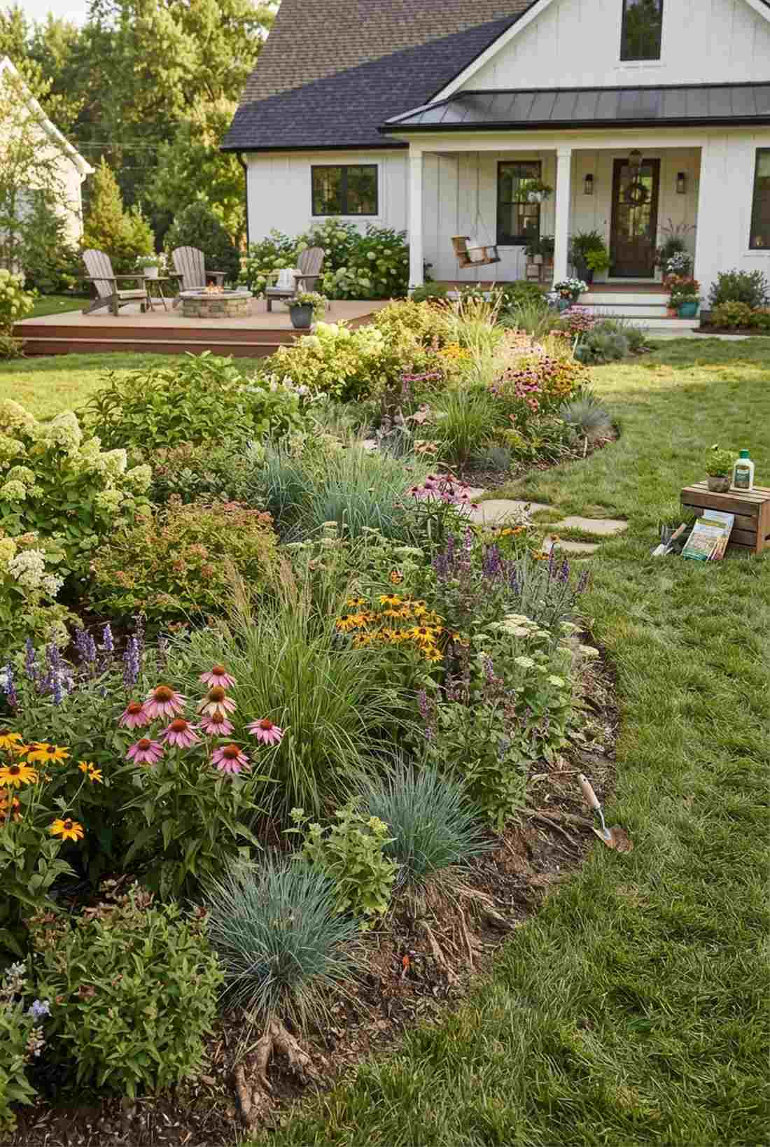 deep rooted perennial edges