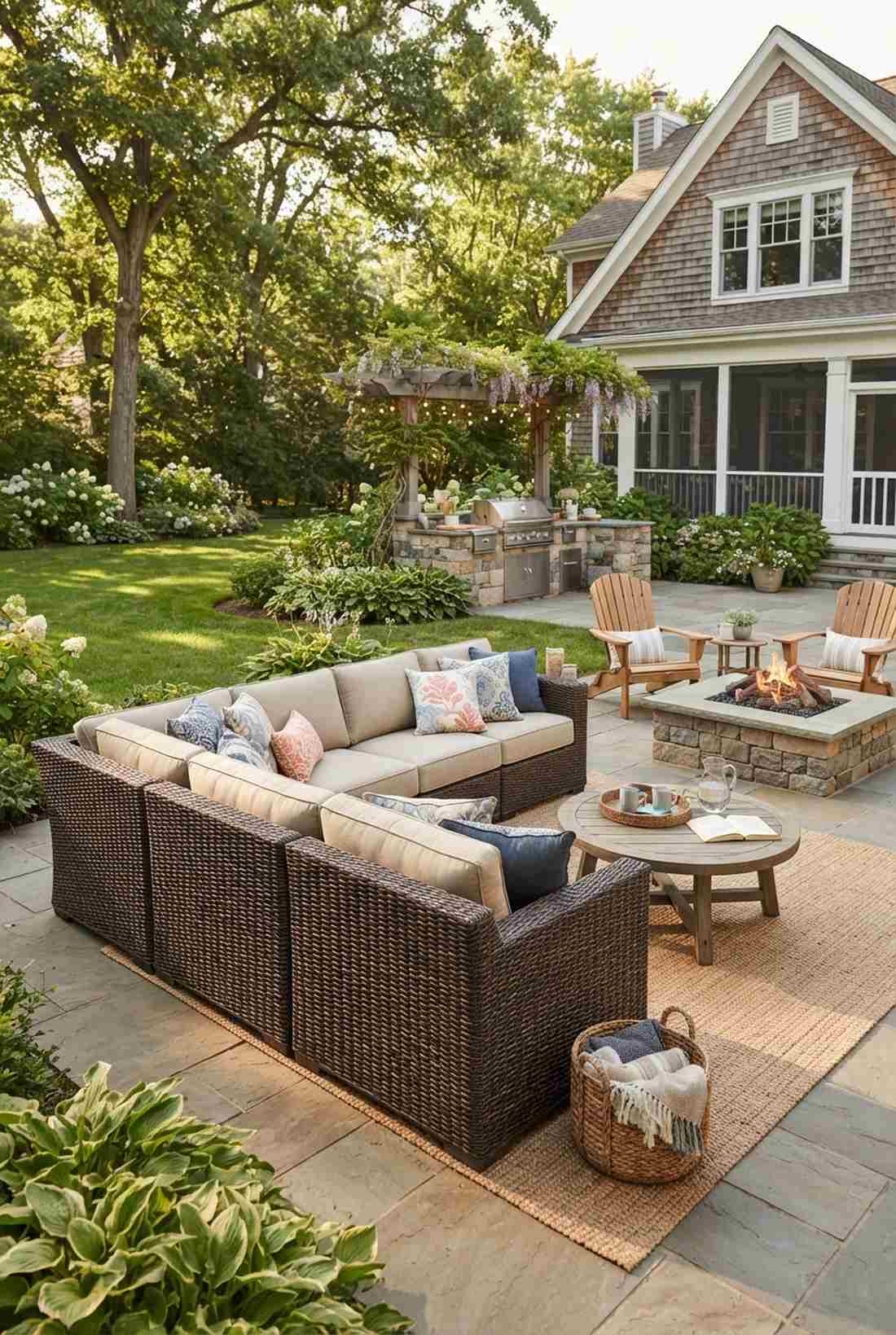 deep weave synthetic rattan sectionals