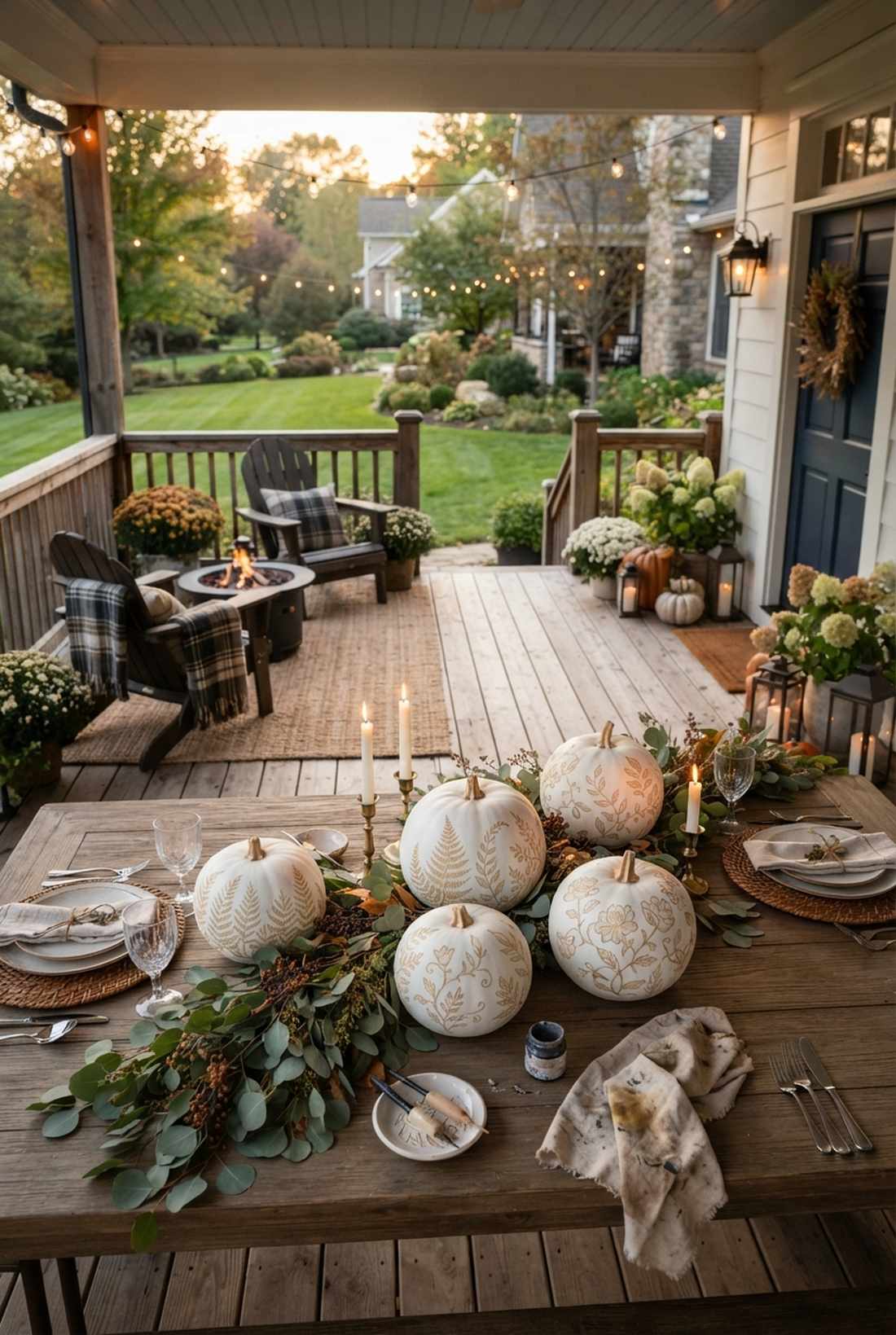etched pumpkin displays