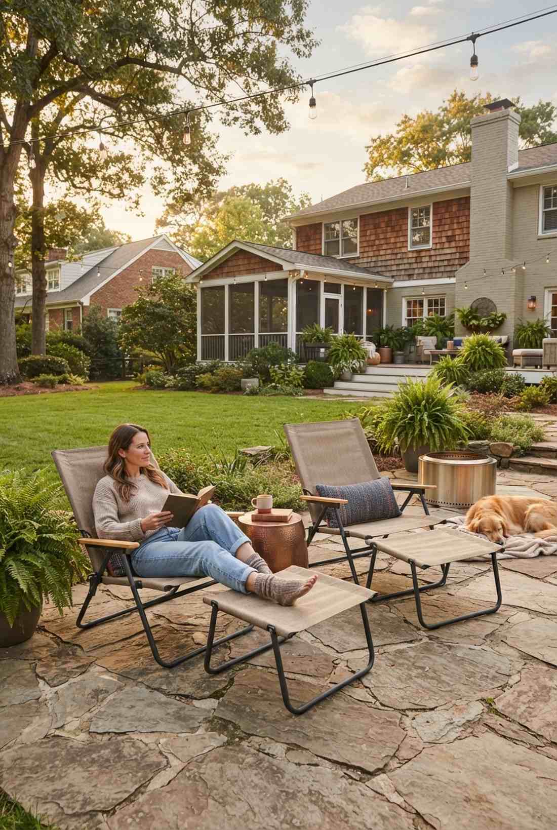 folding campfire style chairs