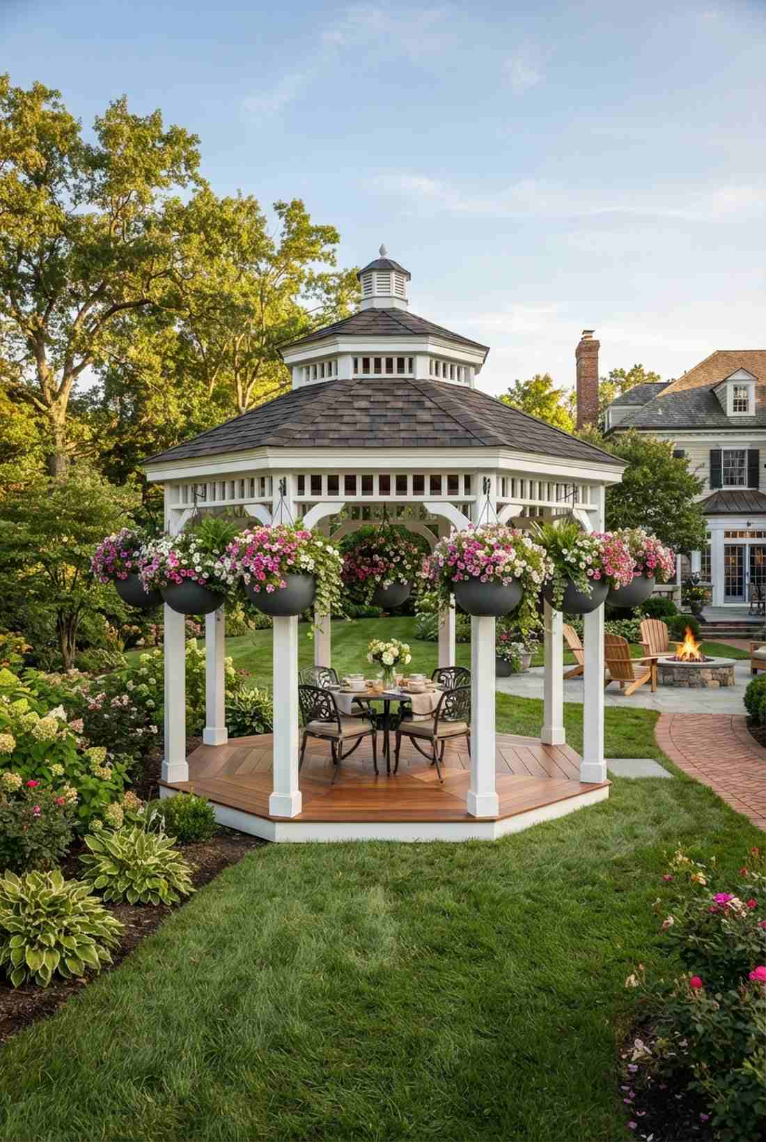 gazebo ring arrangement