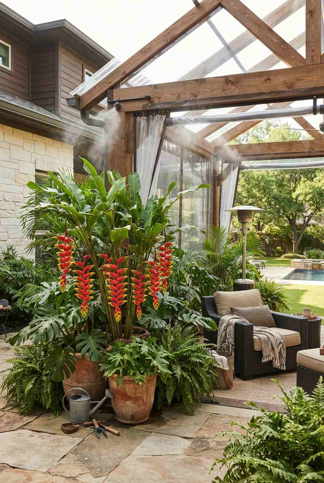 heliconia lobster claw spikes