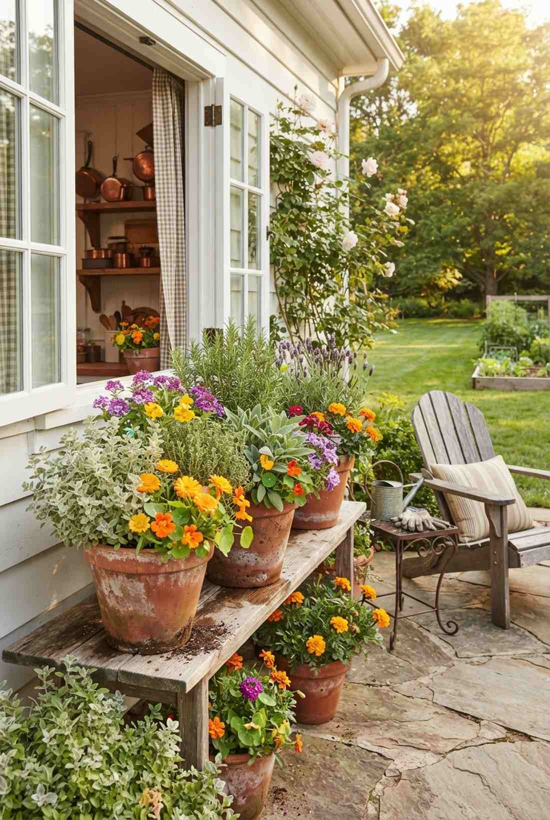 herb flower culinary container