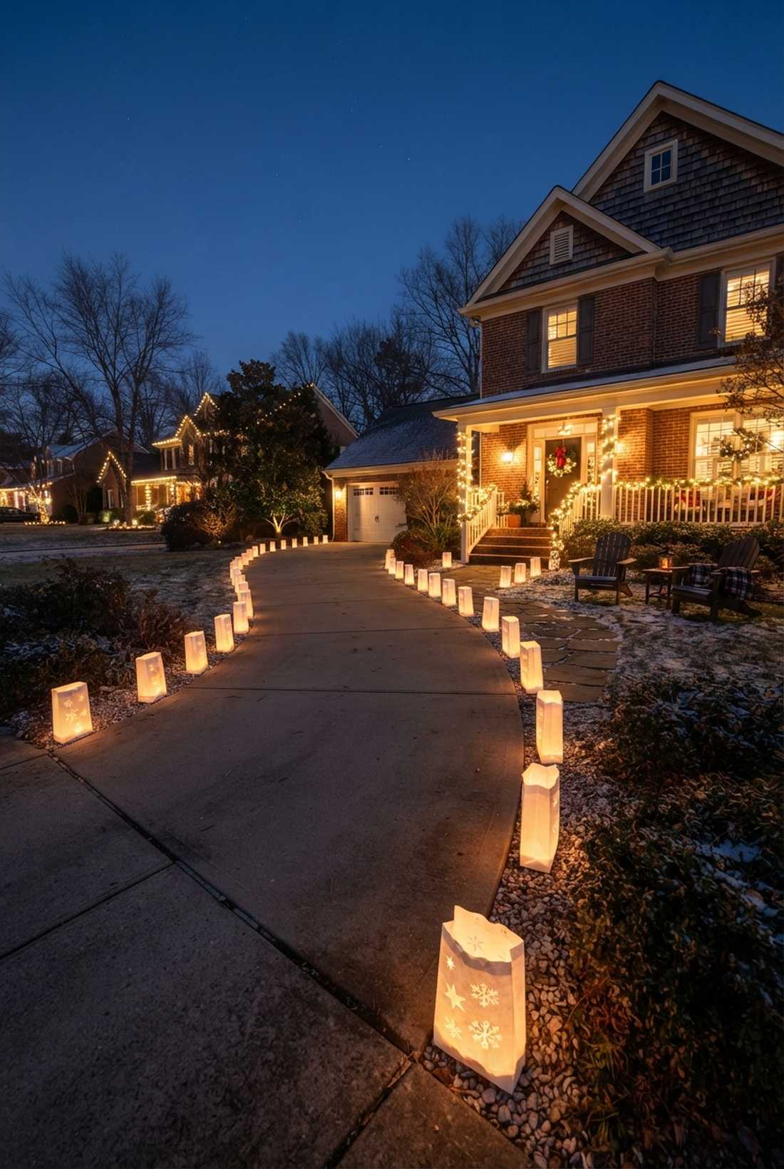 luminaria bag borders