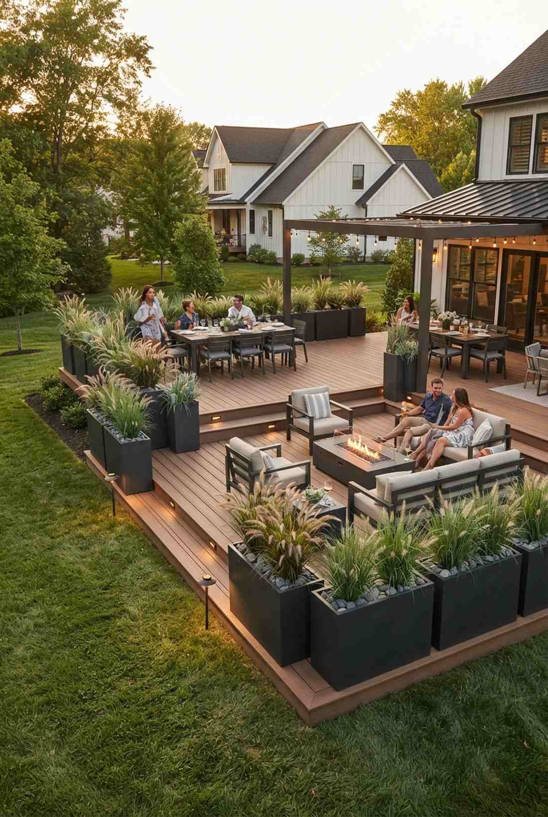 multi level deck zoning